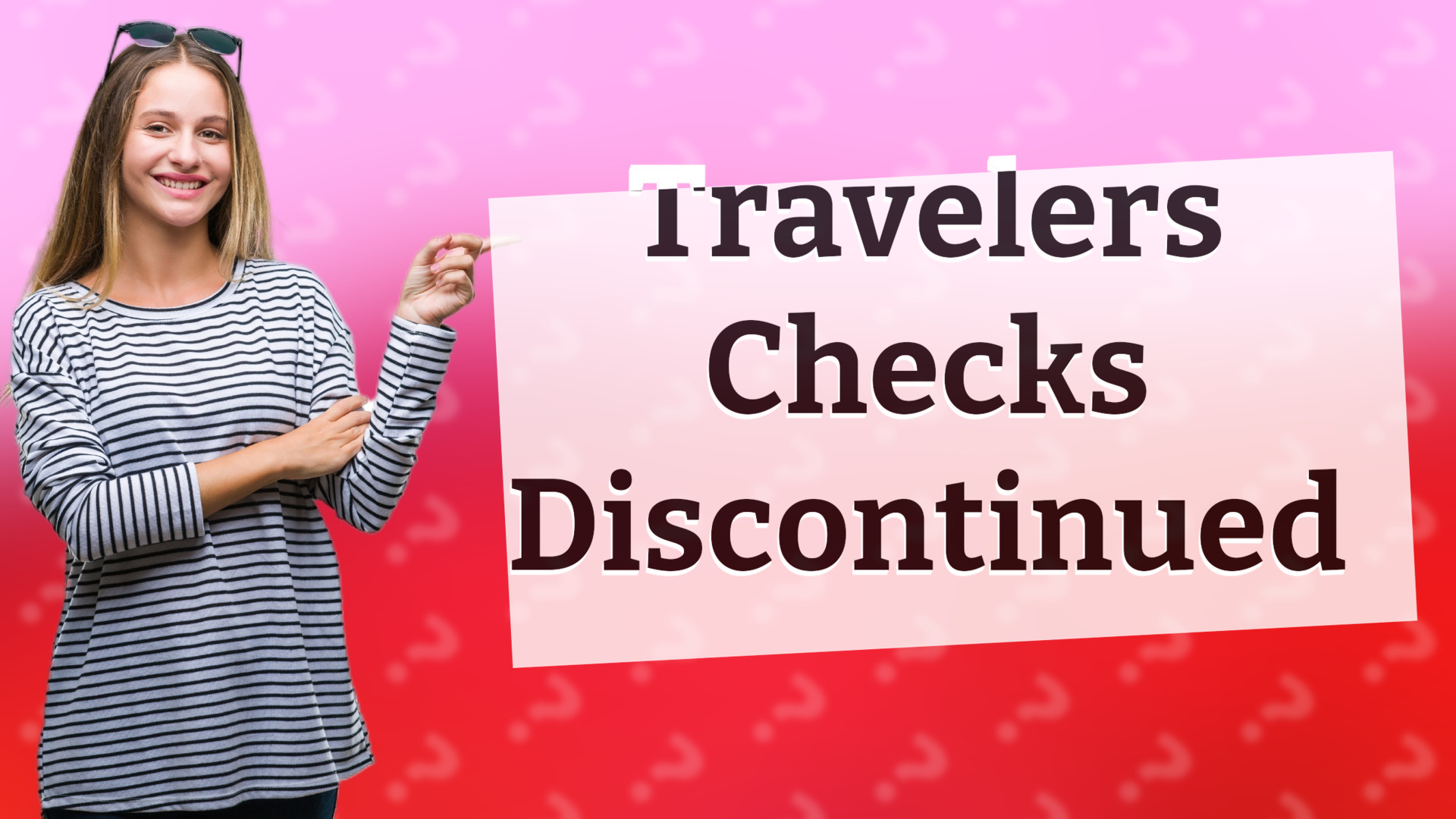 Travelers Checks Discontinued