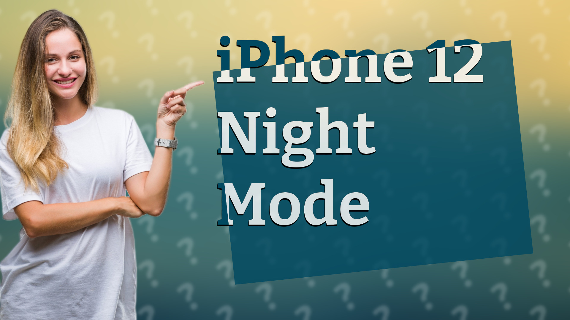 iPhone 12 Night Mode