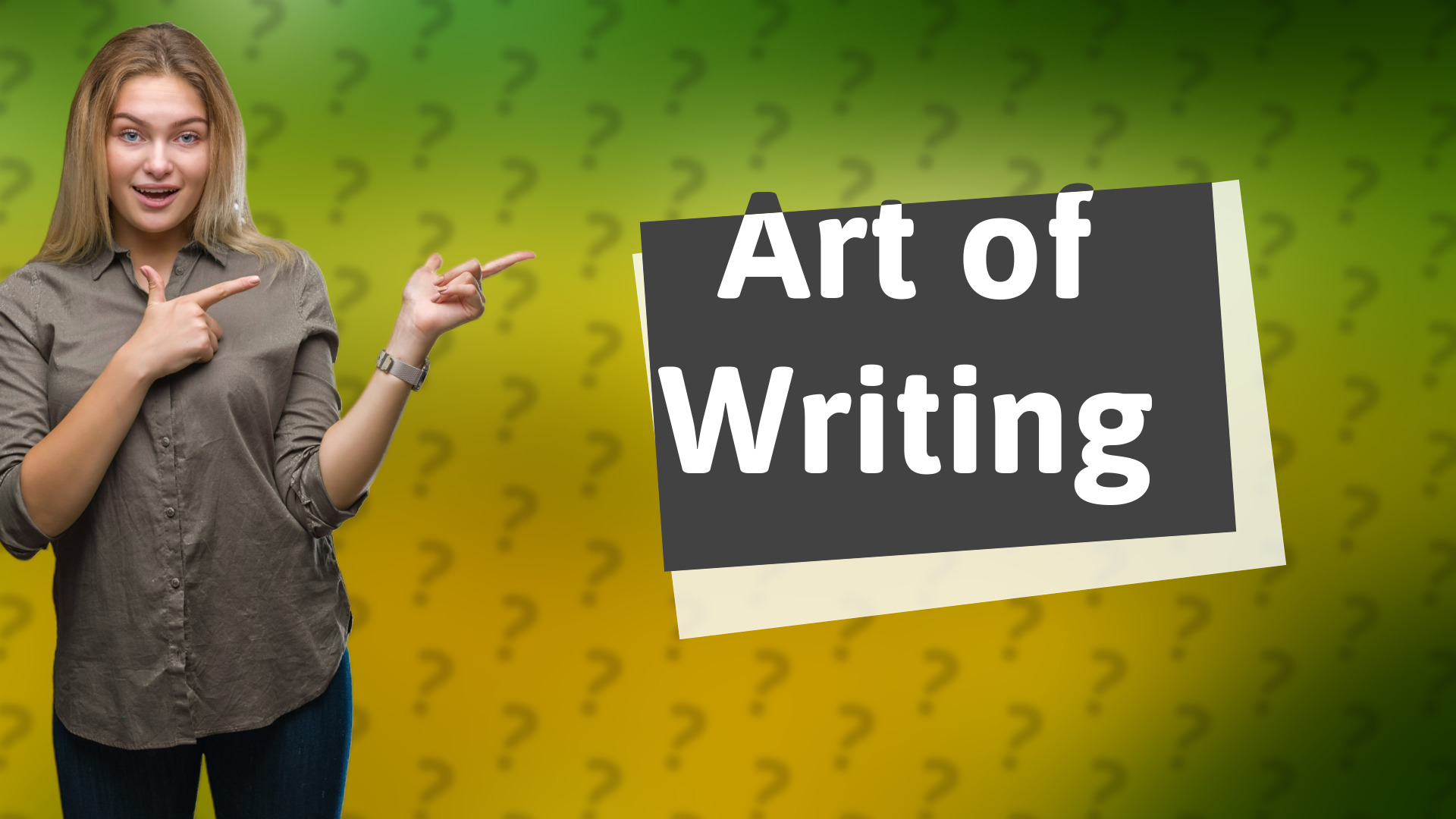Art of Writing