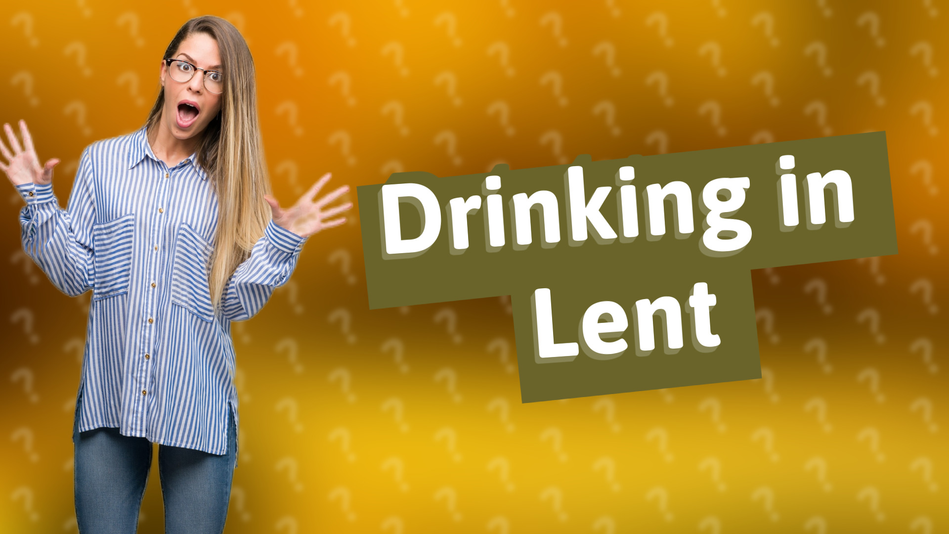 Drinking in Lent