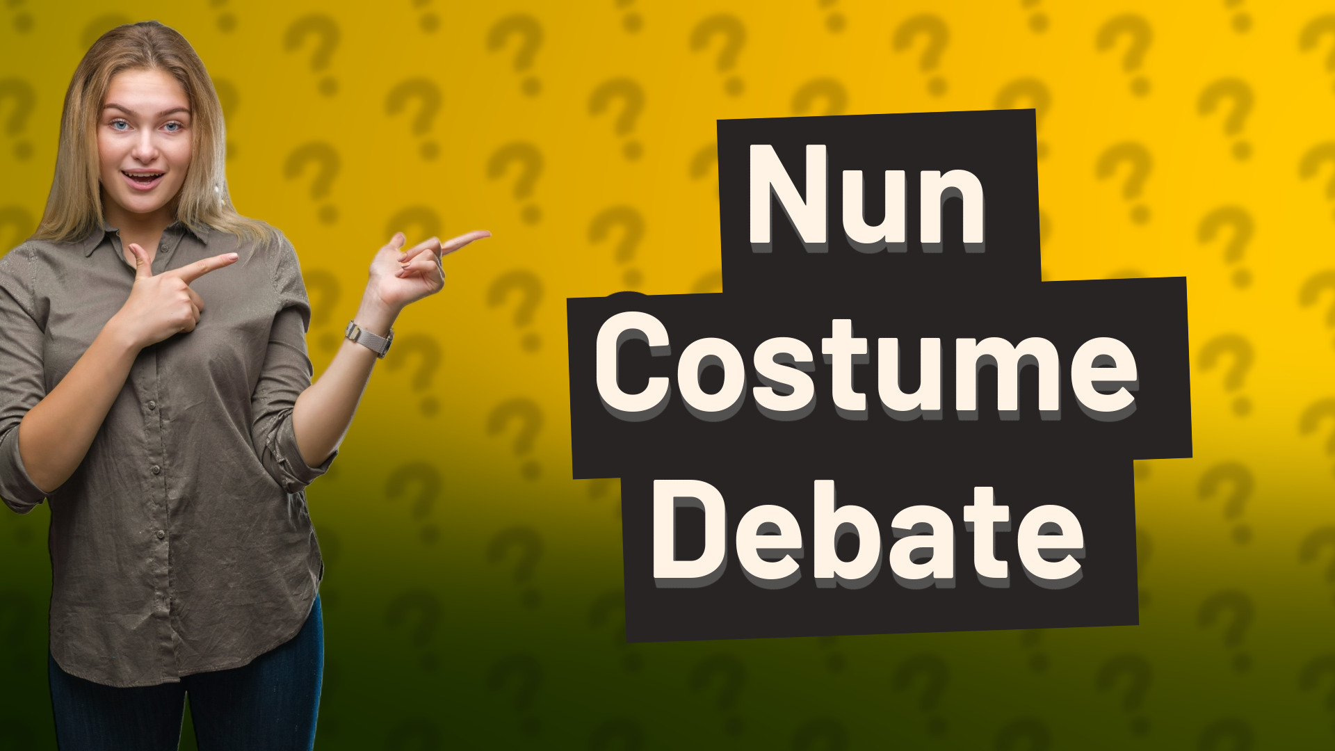 Nun Costume Debate