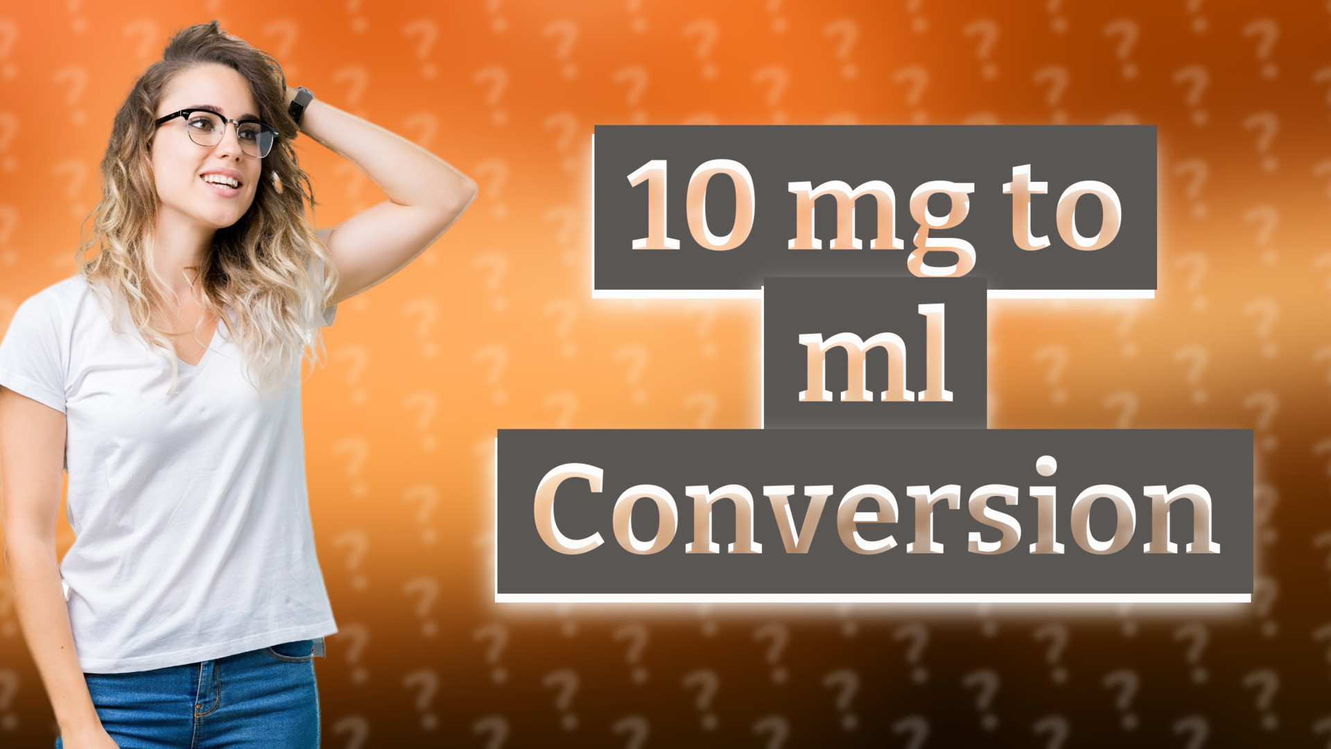 10 mg to ml Conversion