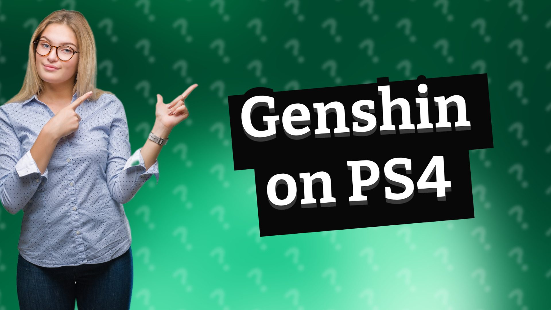 Genshin on PS4