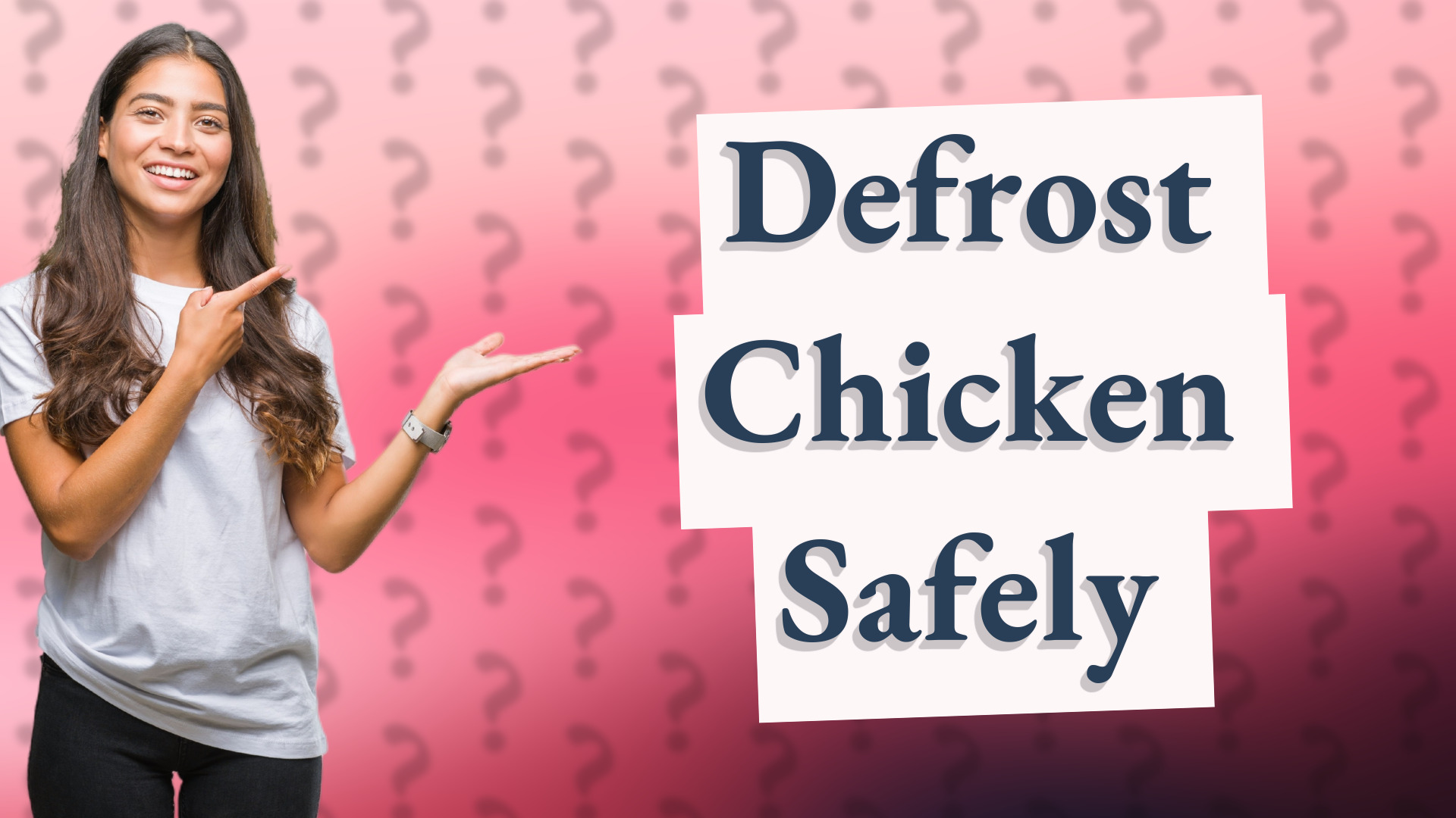 Defrost Chicken Safely