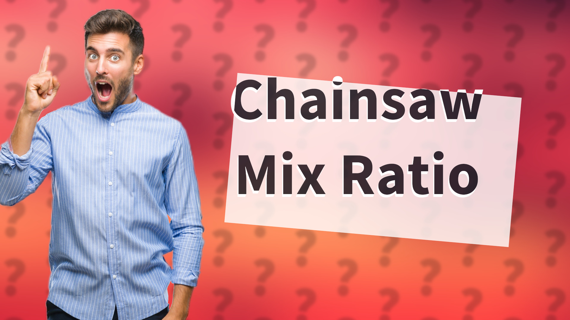Chainsaw Mix Ratio