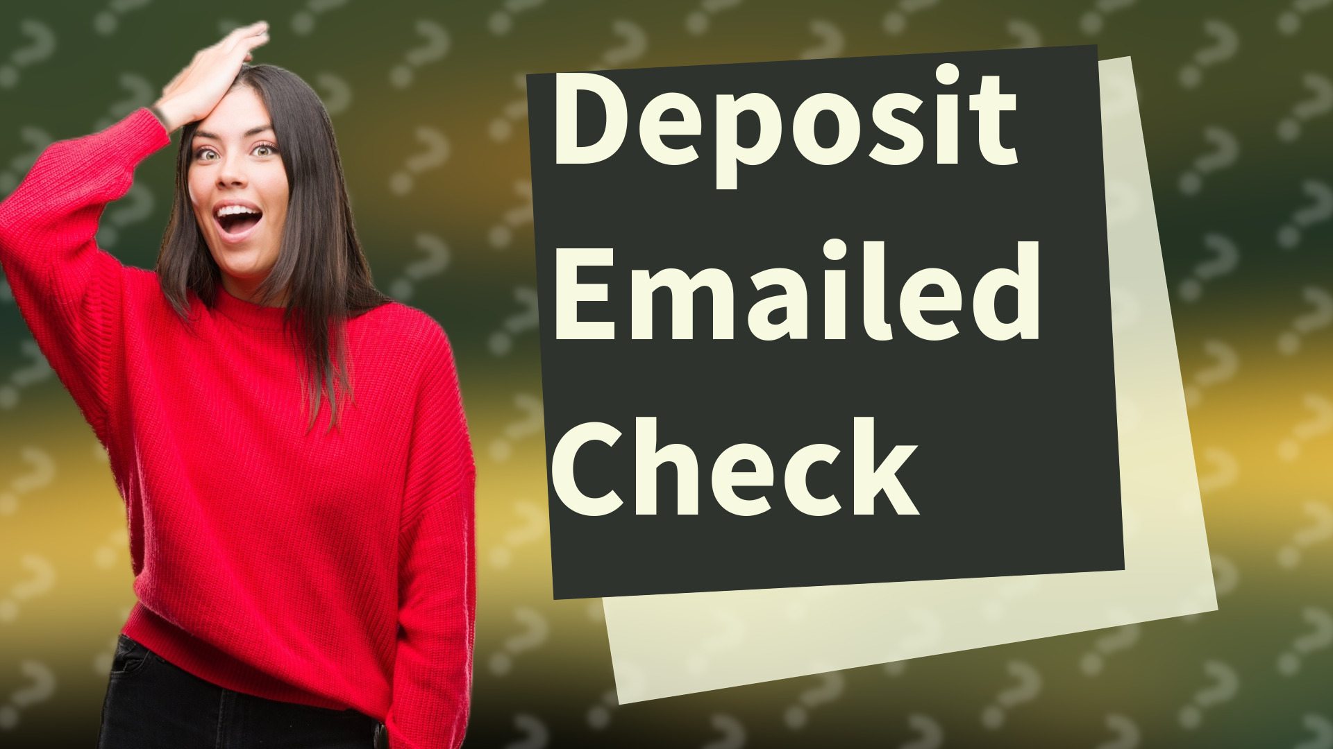 Deposit Emailed Check