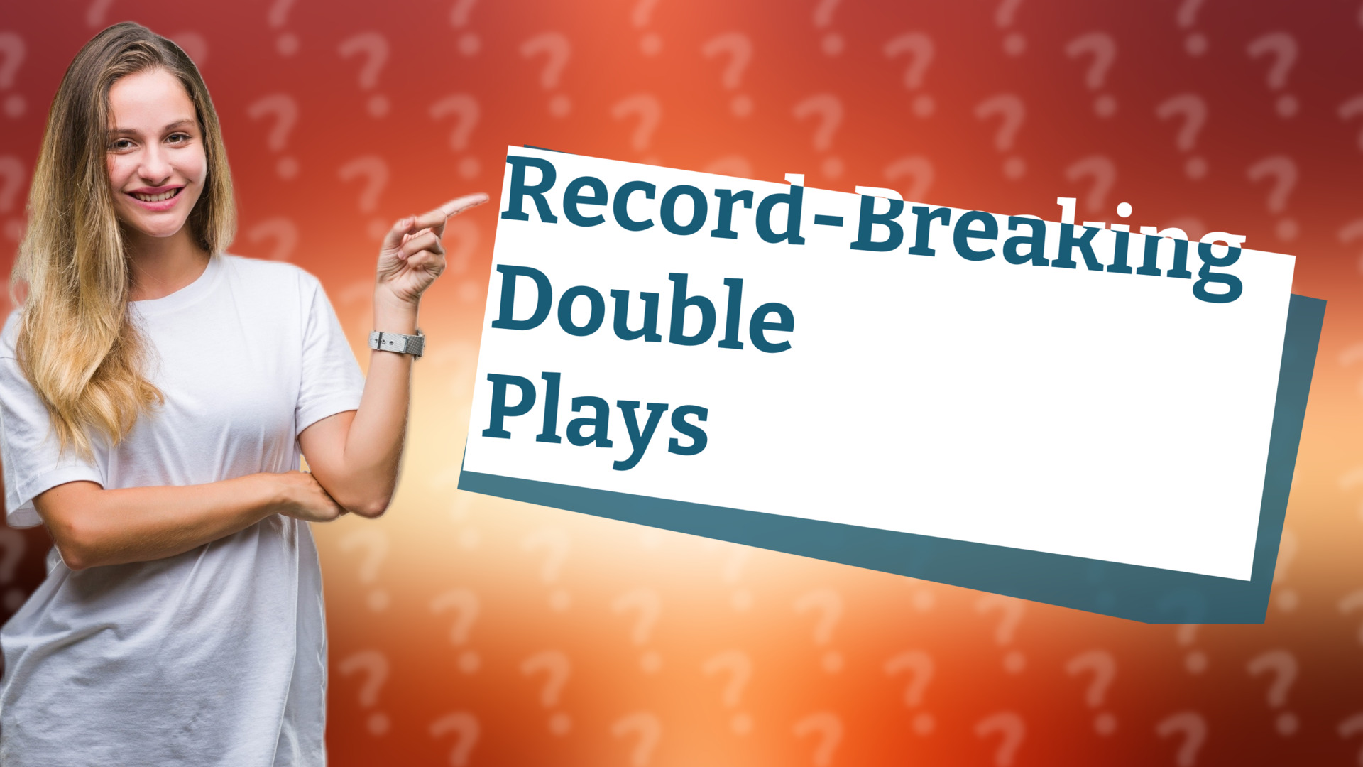 Record-Breaking Double Plays