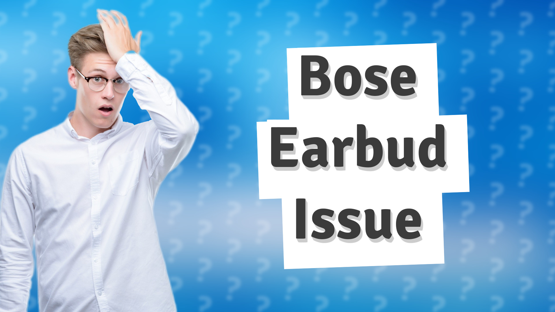 Bose Earbud Issue