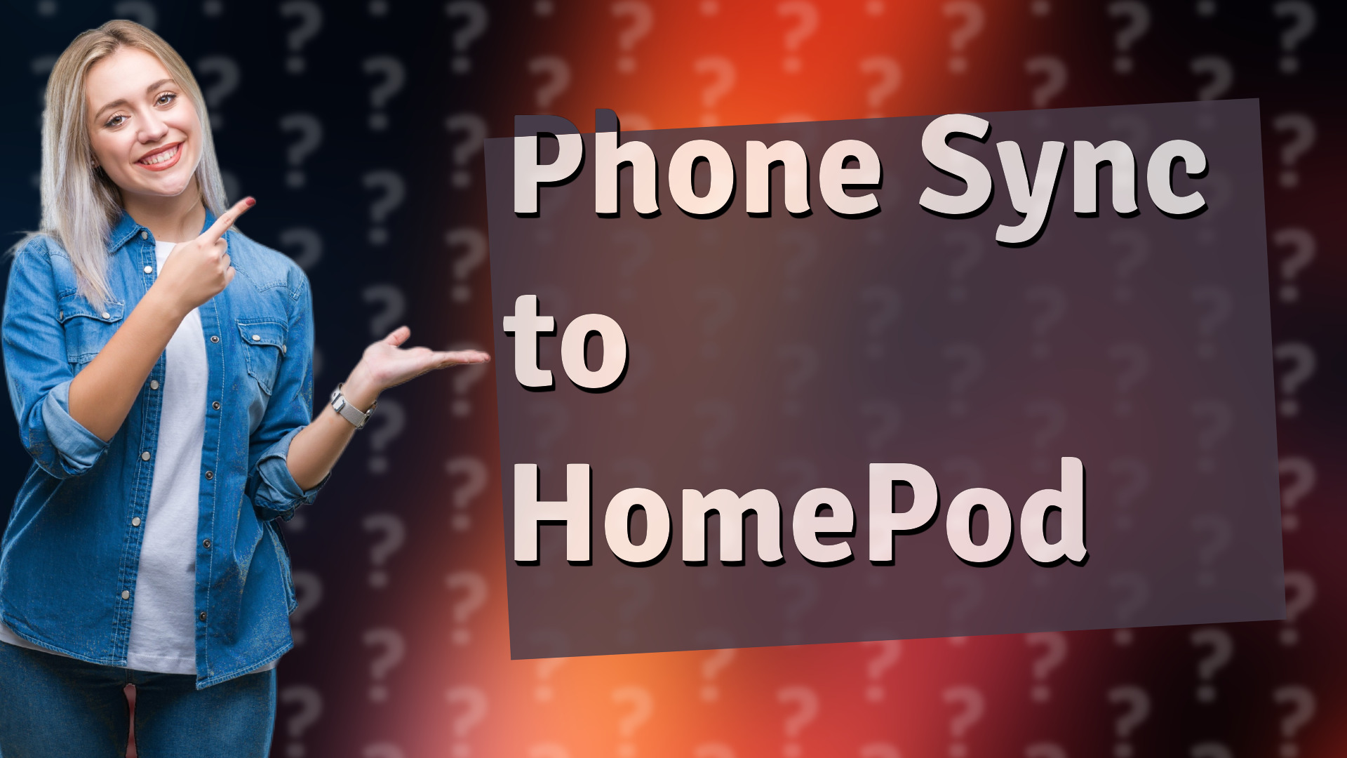 Phone Sync to HomePod