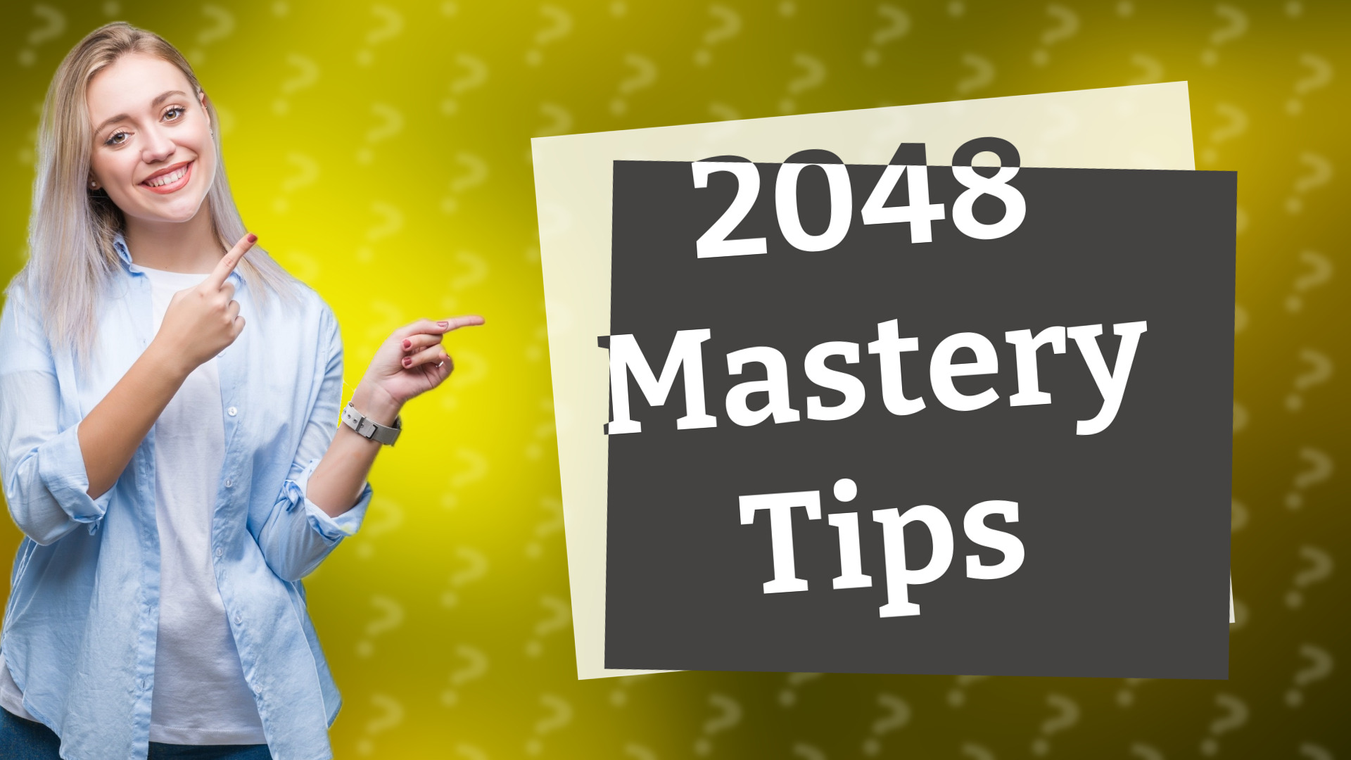 2048 Mastery Tips
