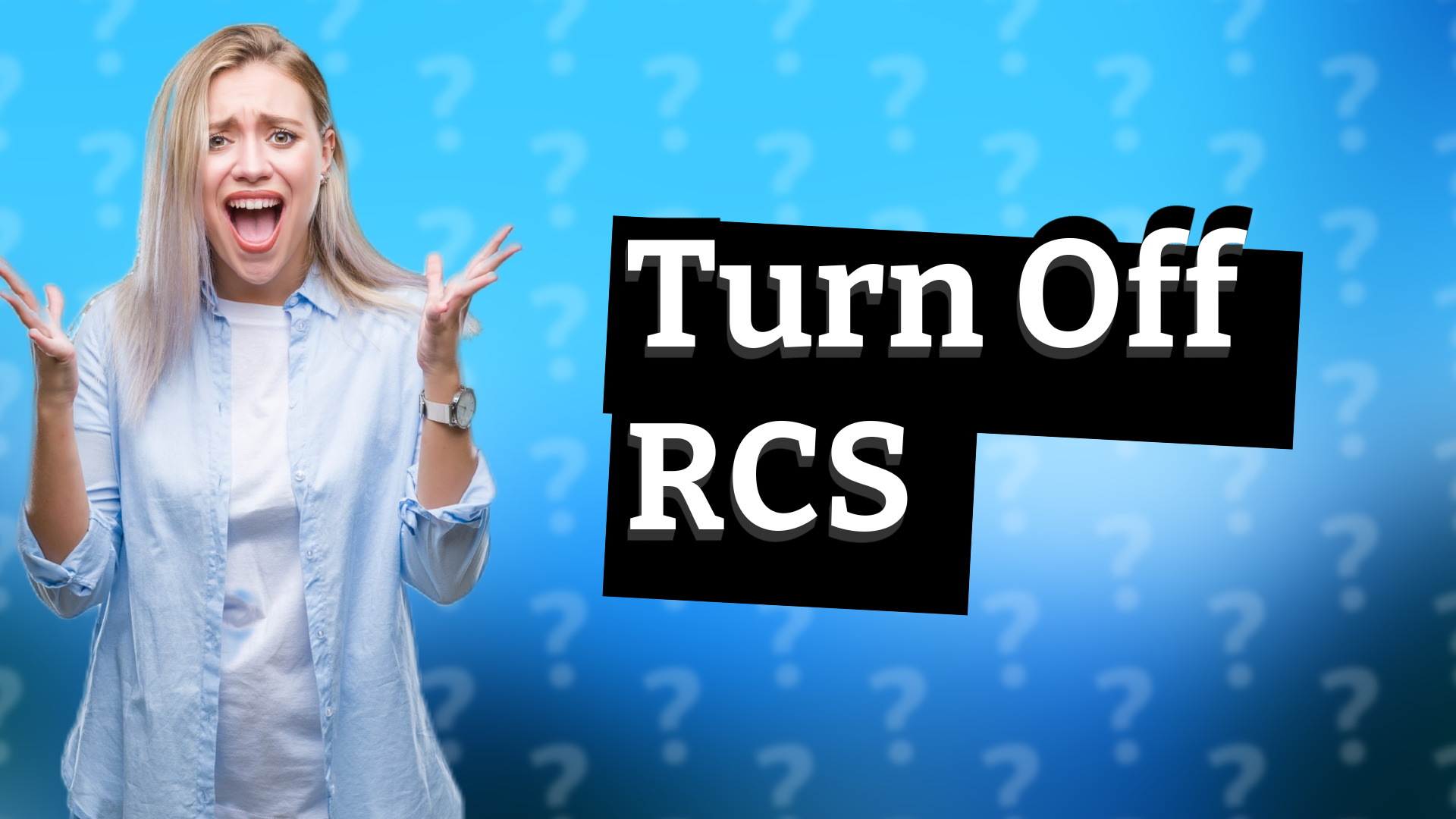 Turn Off RCS