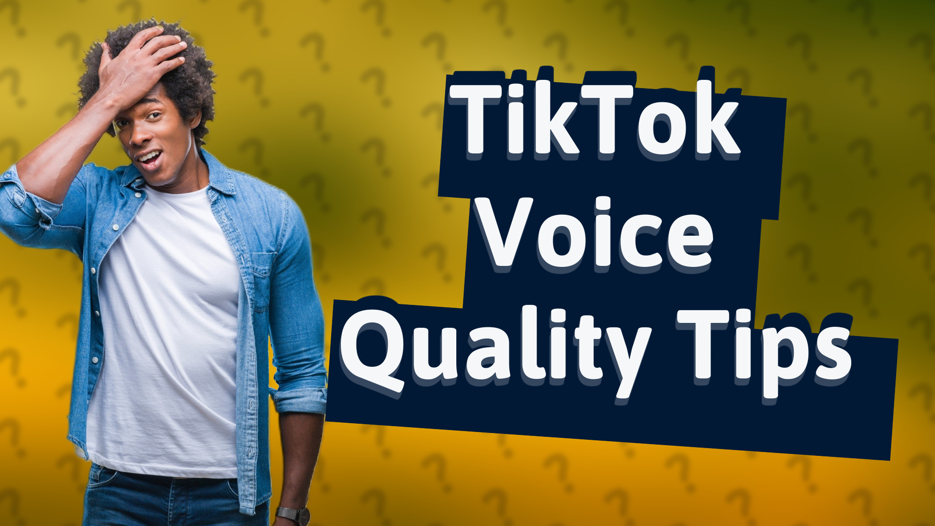 TikTok Voice Quality Tips
