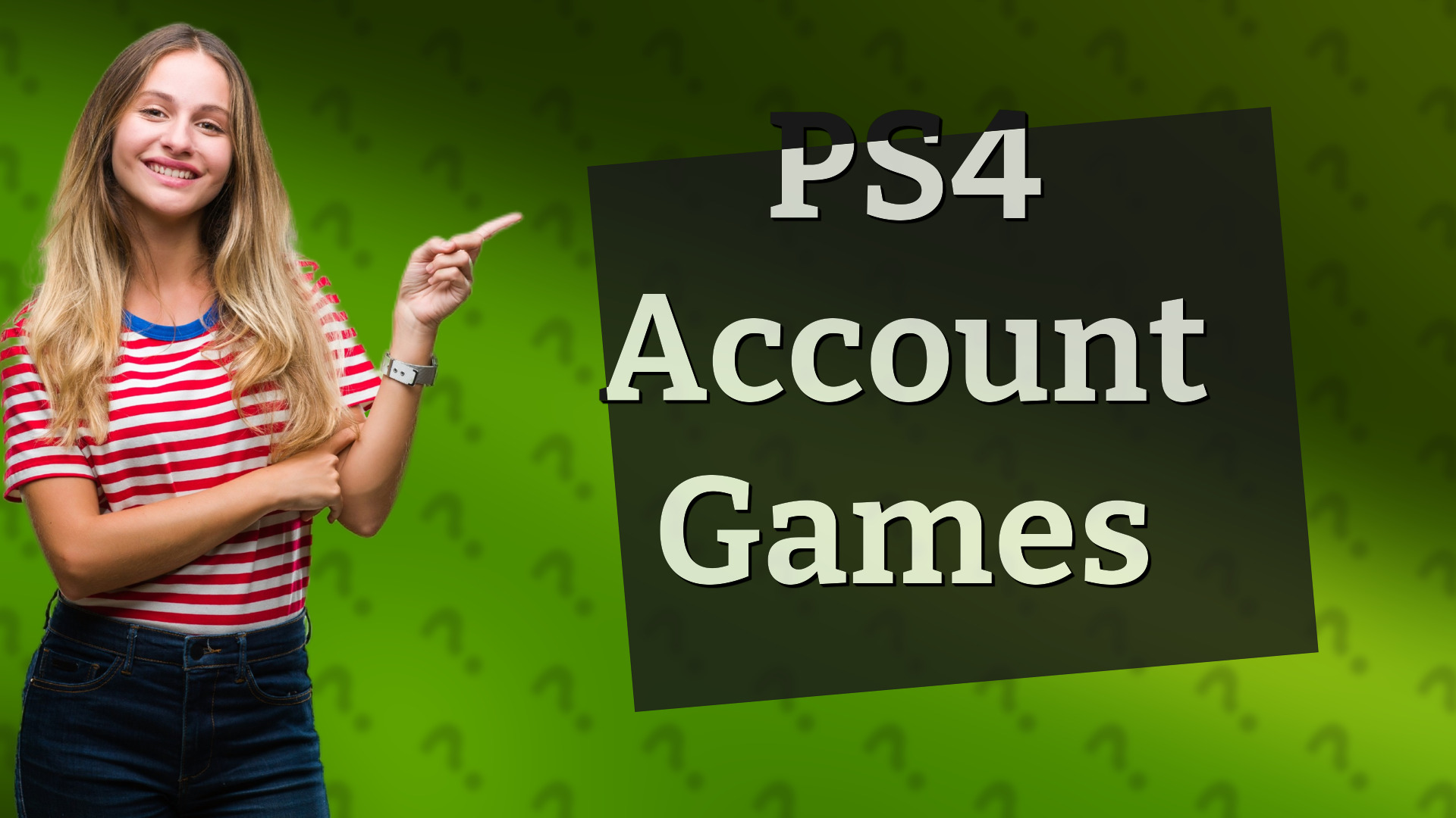 PS4 Account Games