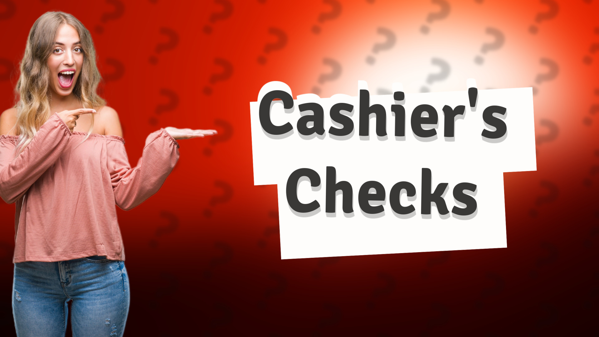 Cashier's Checks