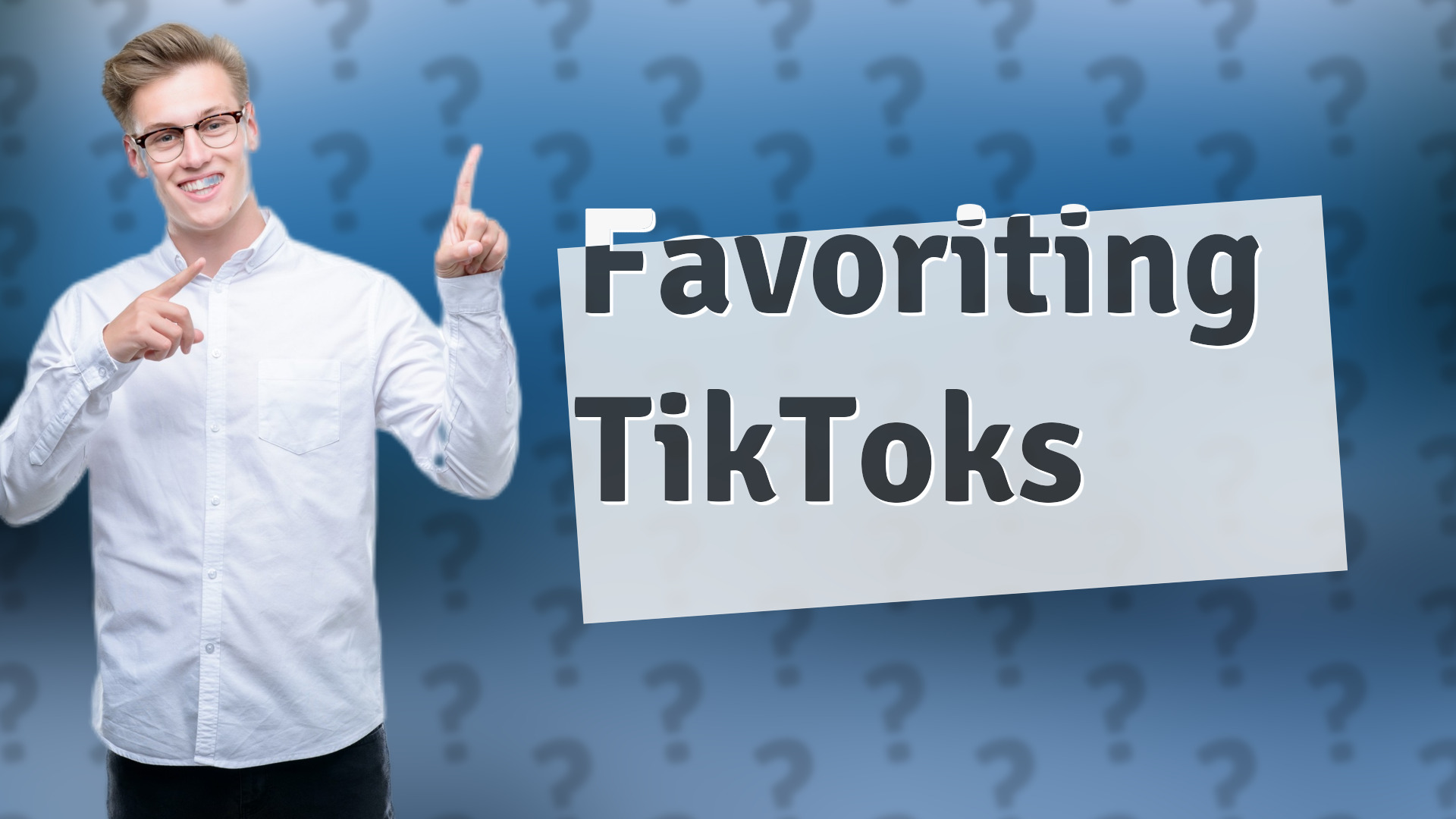 Favoriting TikToks