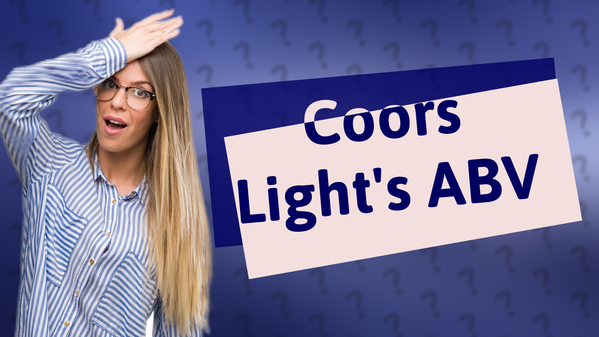 Coors Light's ABV