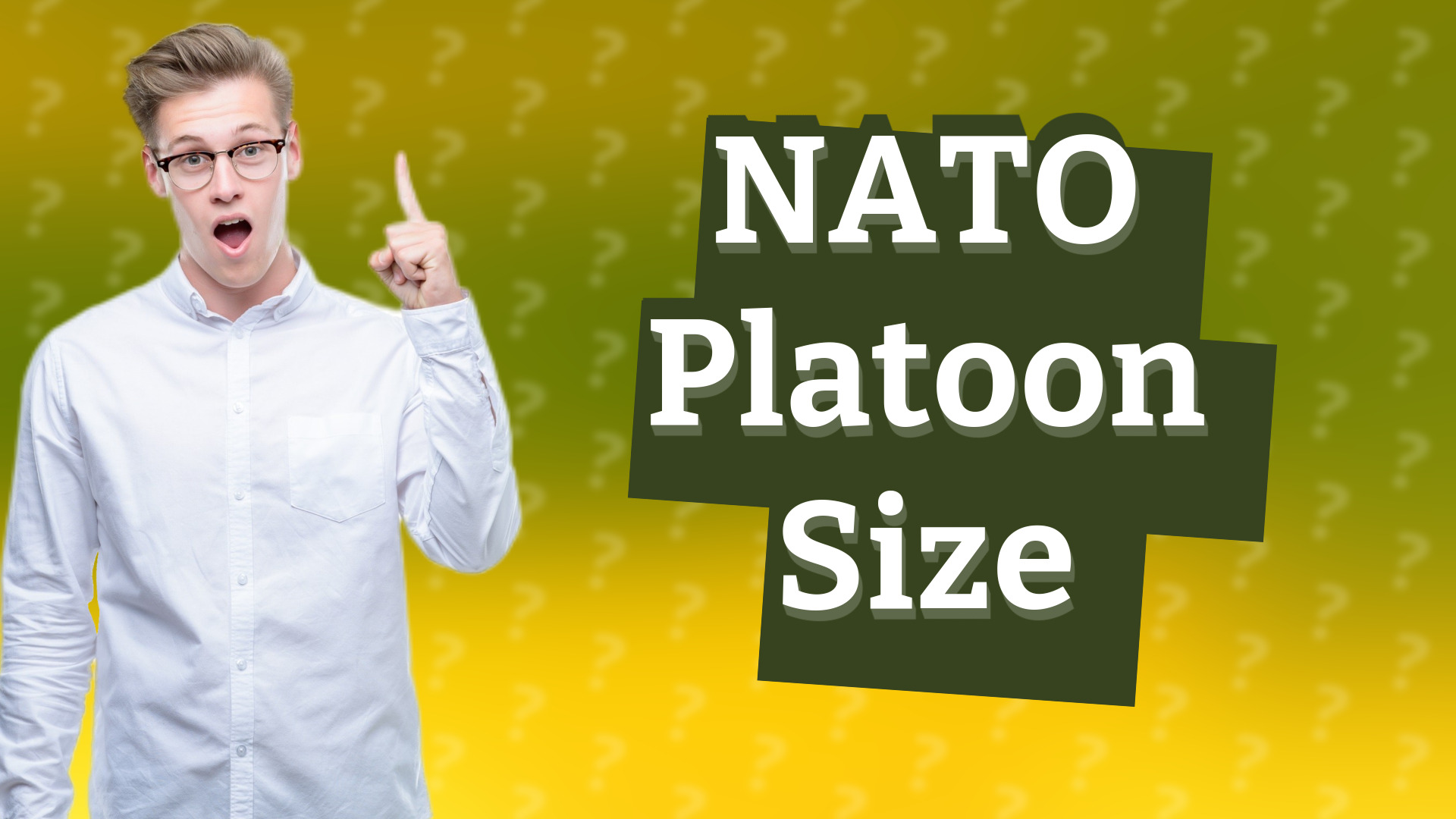 NATO Platoon Size
