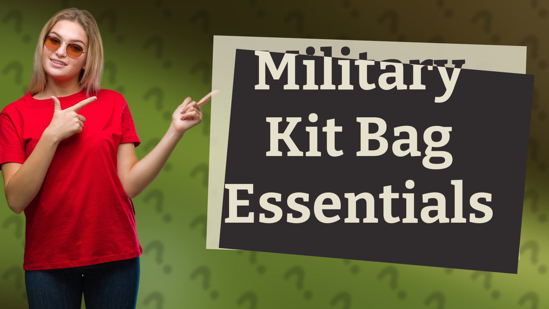 Military Kit Bag Essentials