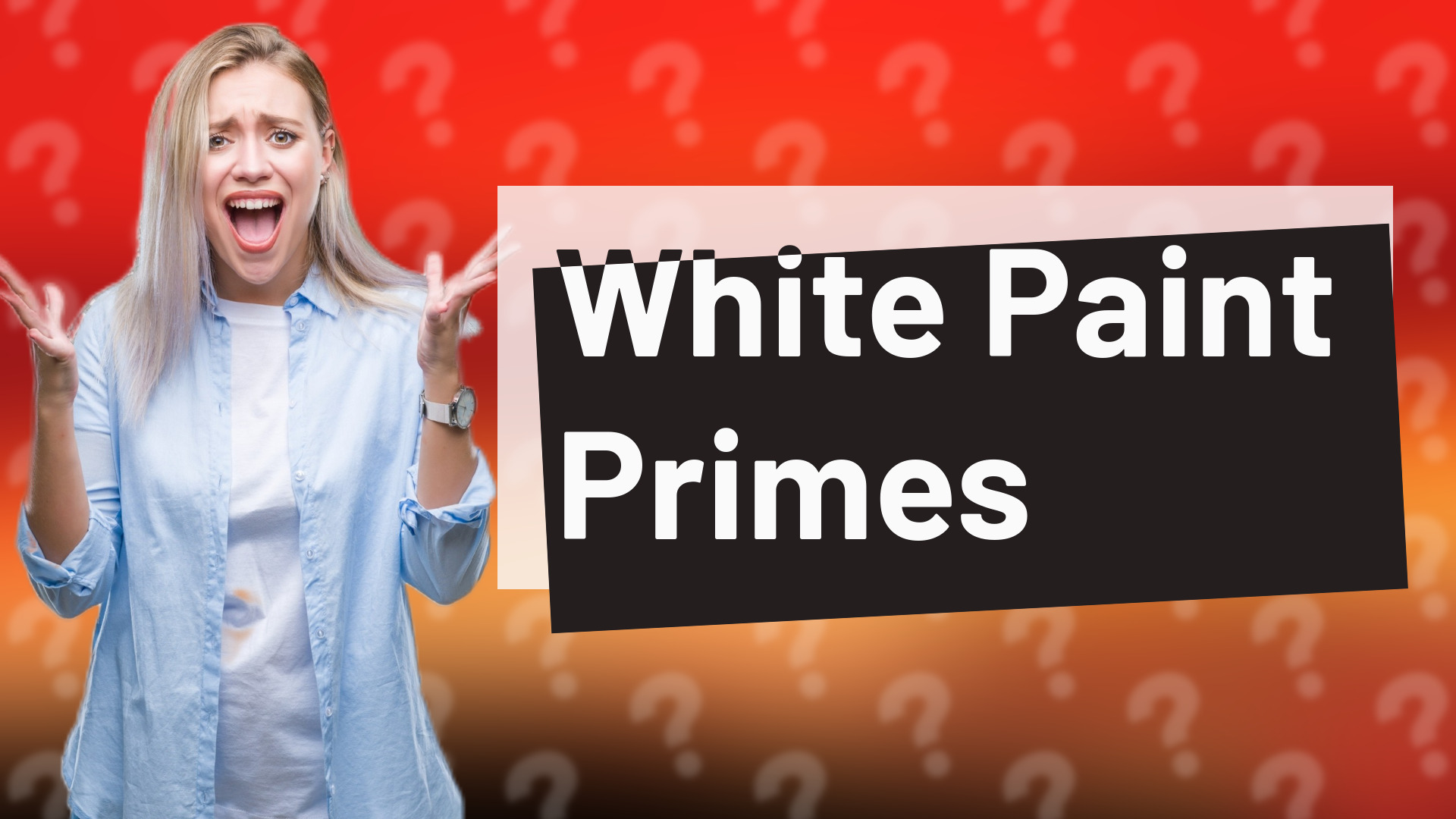 White Paint Primes