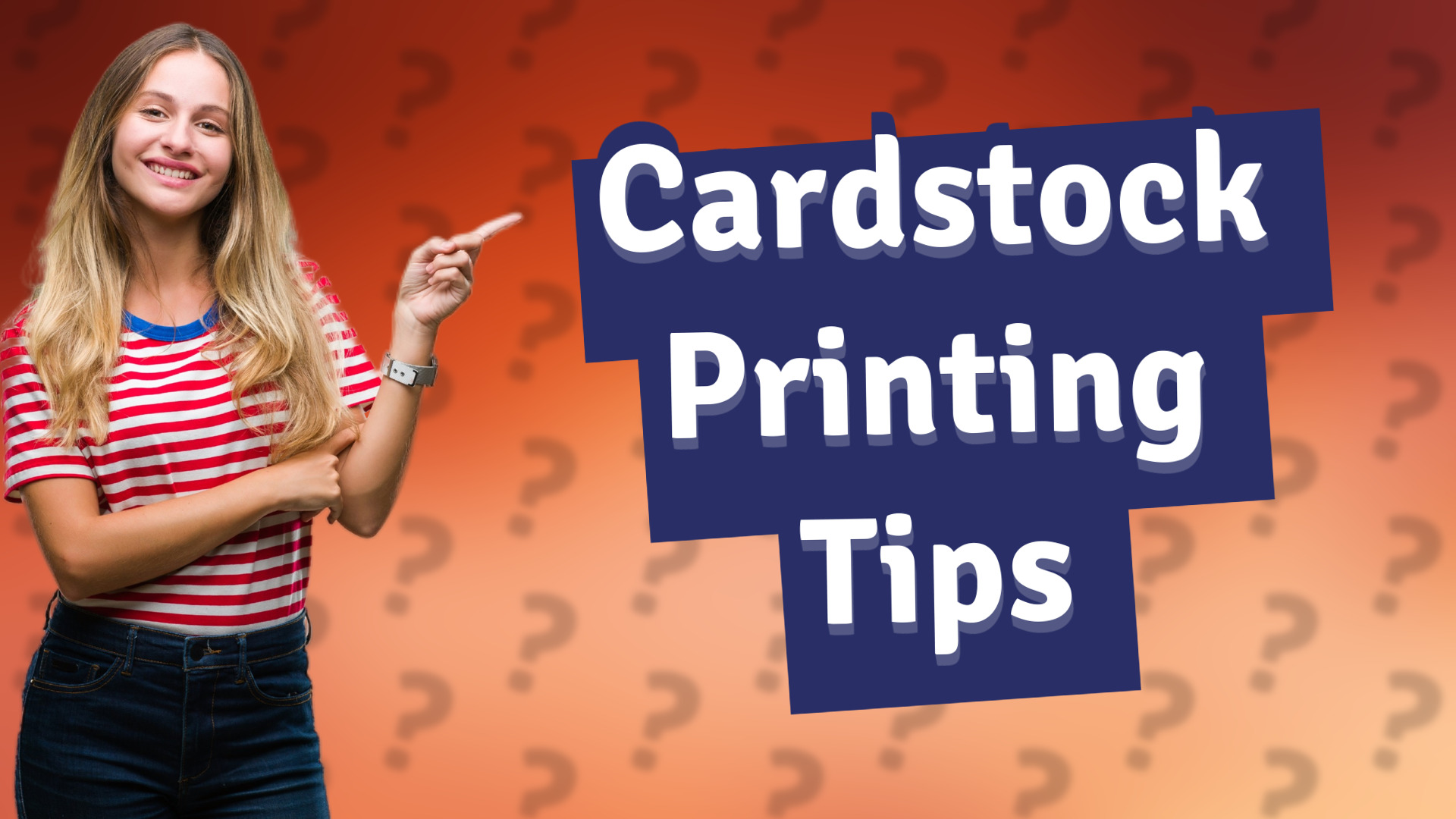 Cardstock Printing Tips