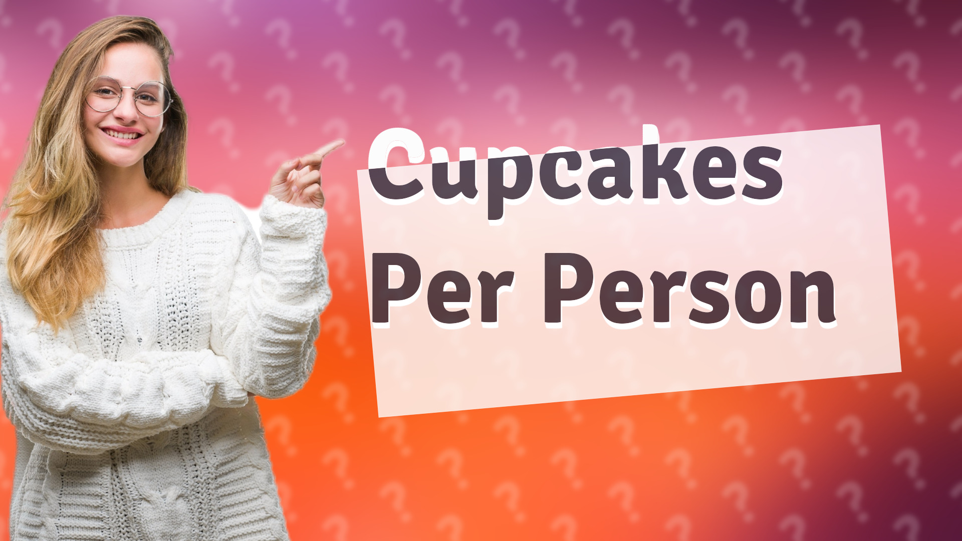 Cupcakes Per Person