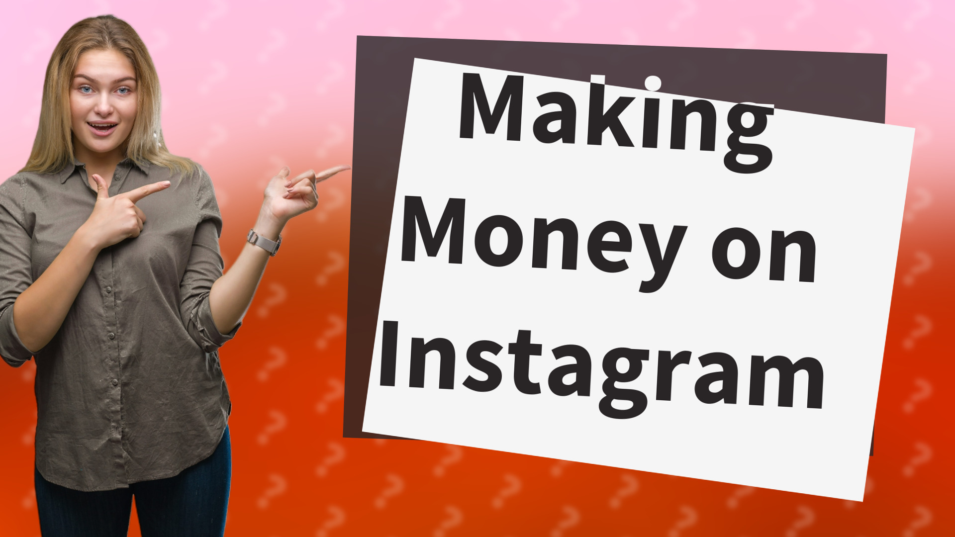 Making Money on Instagram