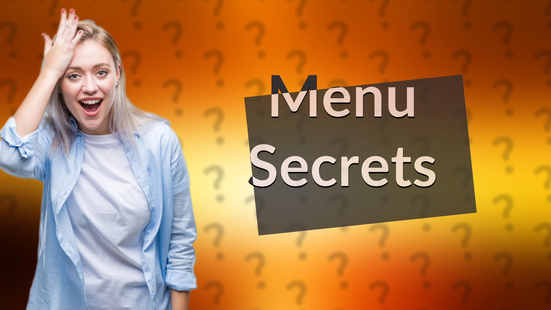 Menu Secrets