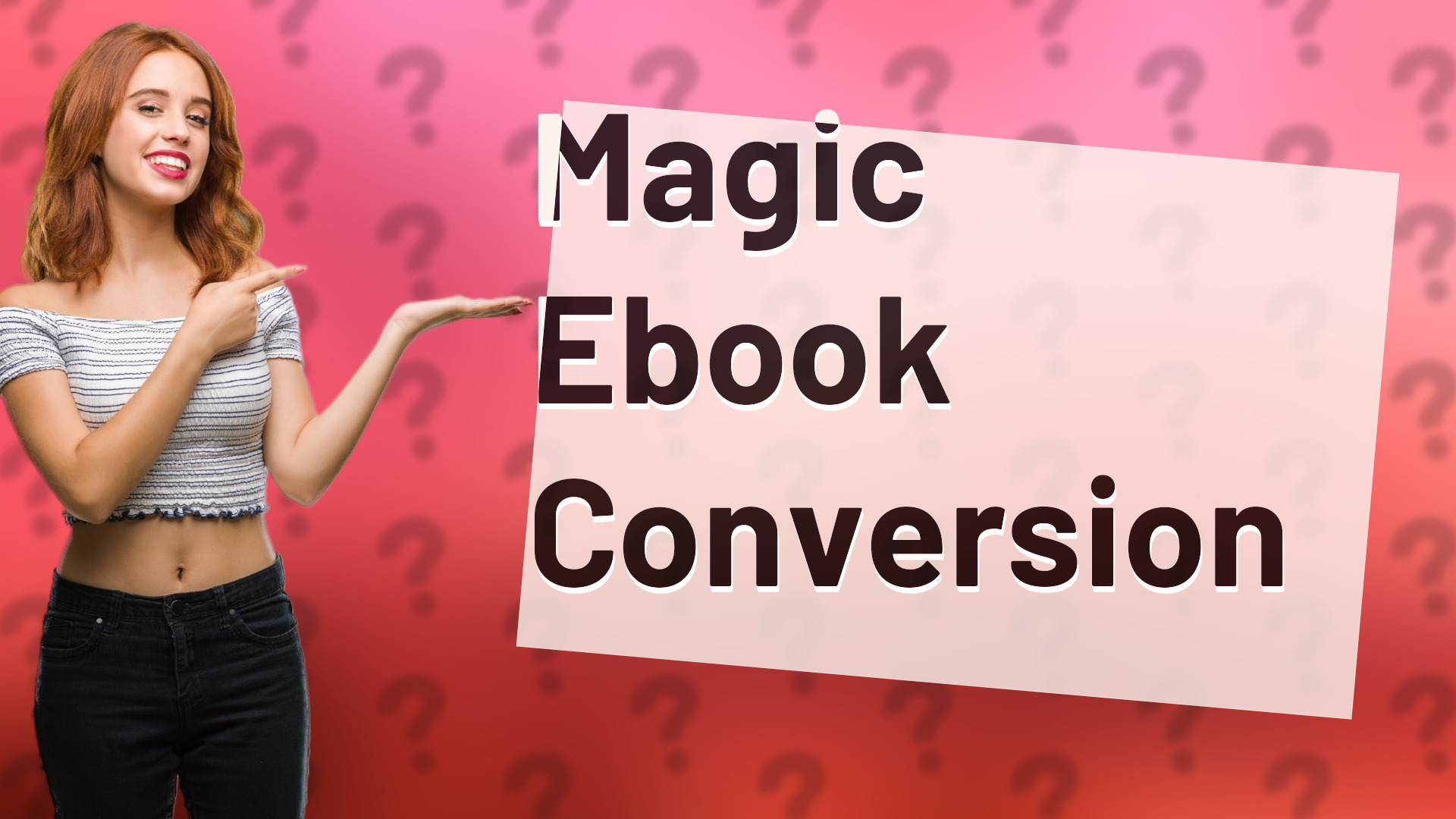 Magic Ebook Conversion