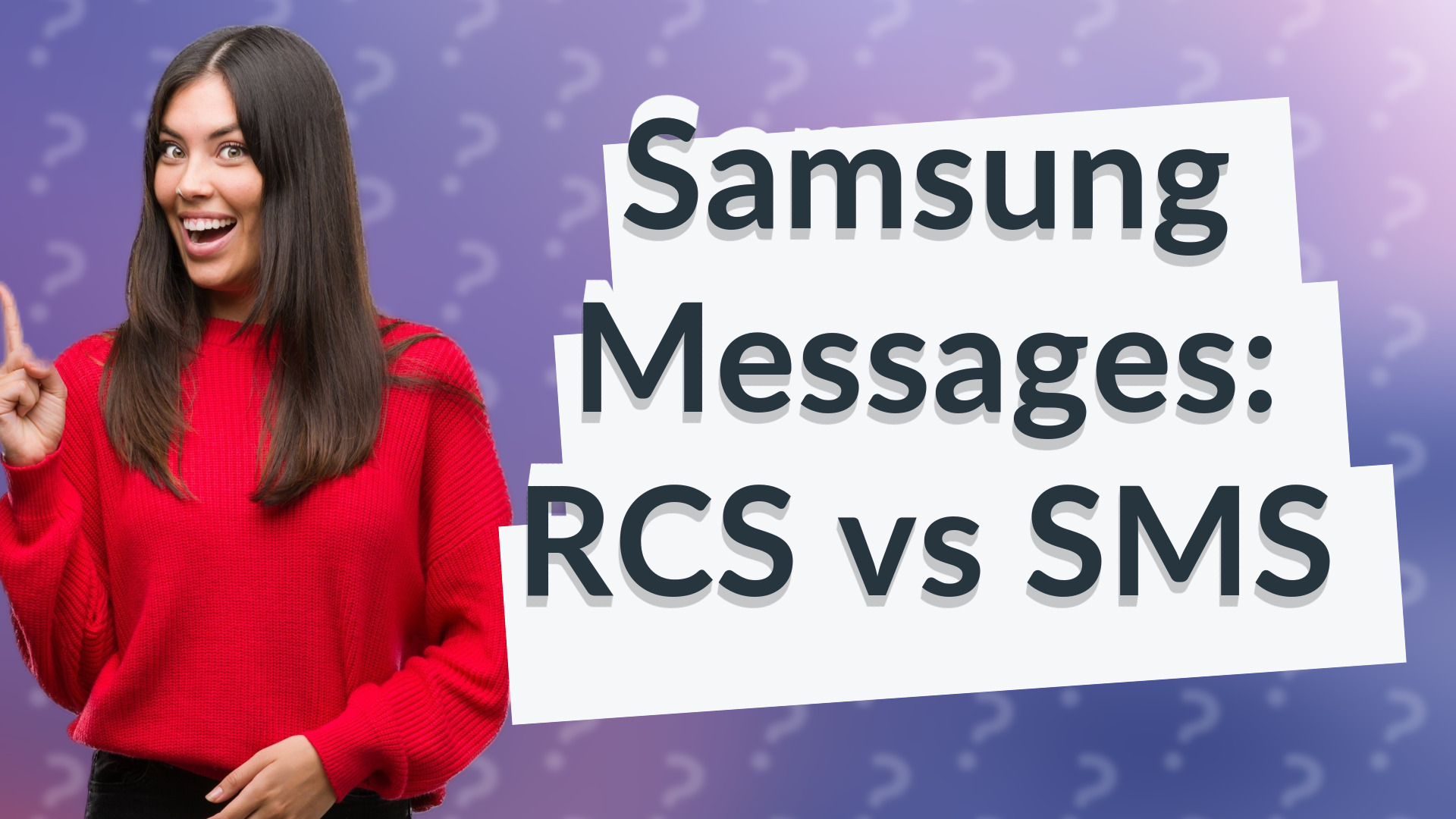 Samsung Messages: RCS vs SMS