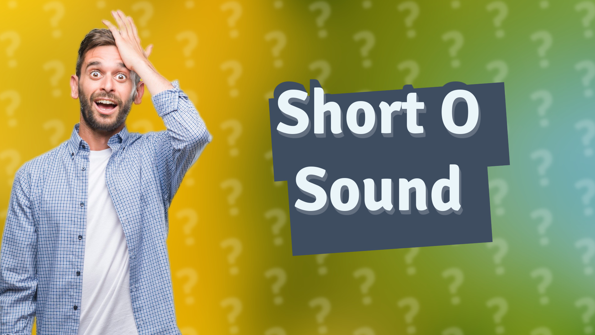 Short O Sound