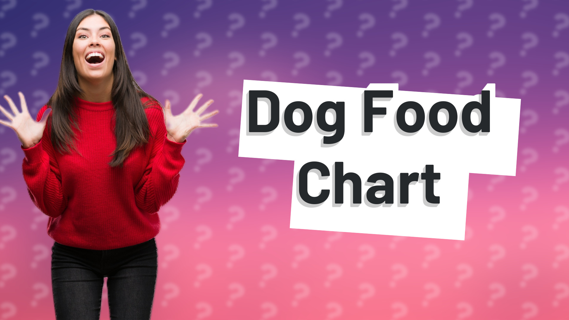 Dog Food Chart