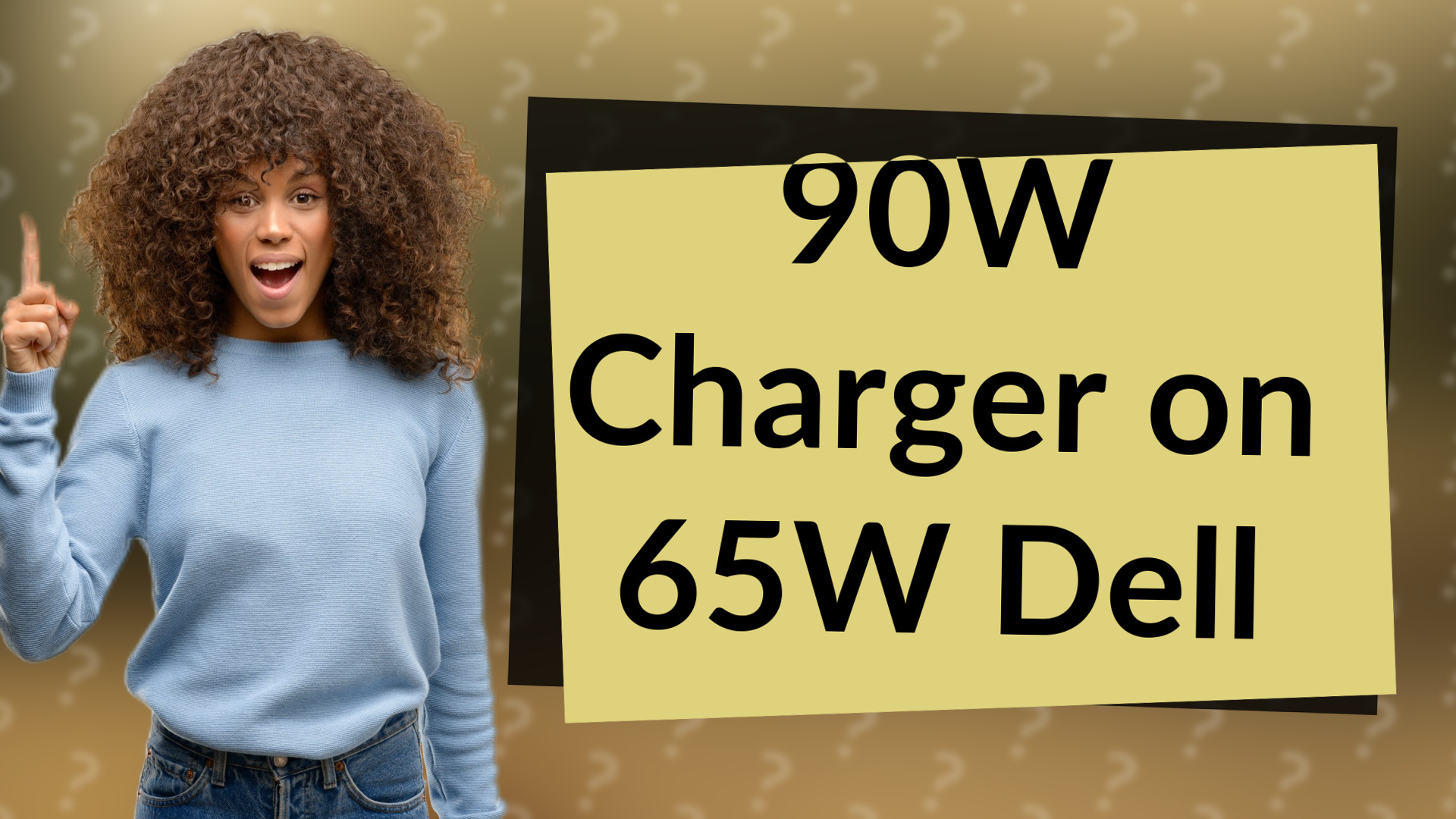 90W Charger on 65W Dell
