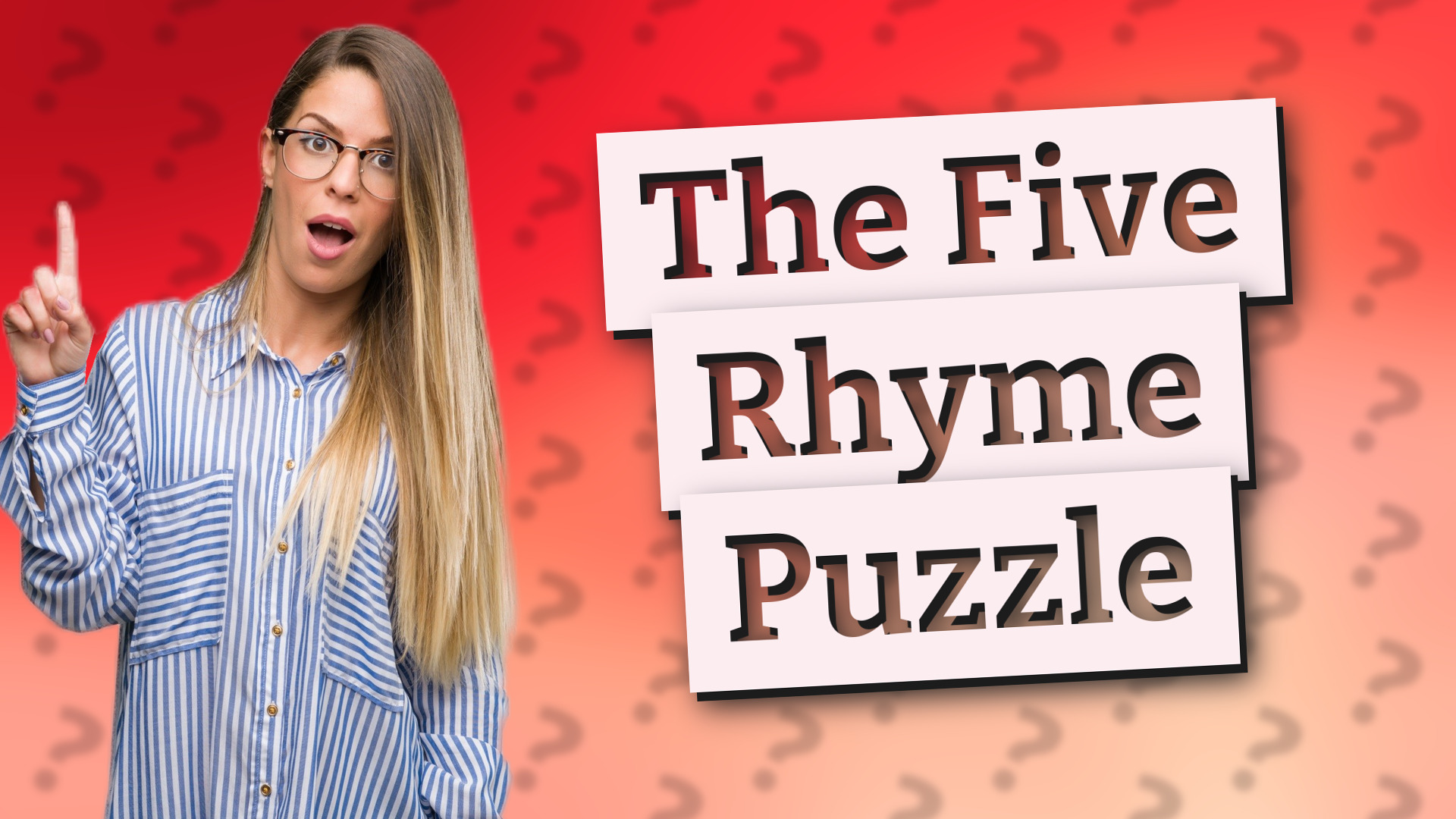 The Five Rhyme Puzzle