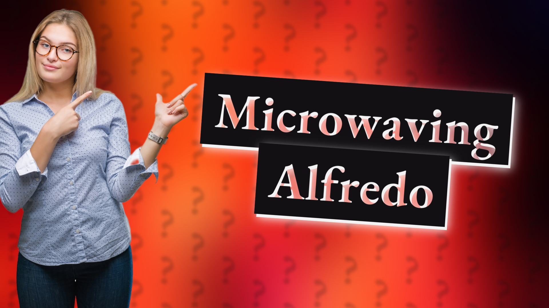 Microwaving Alfredo