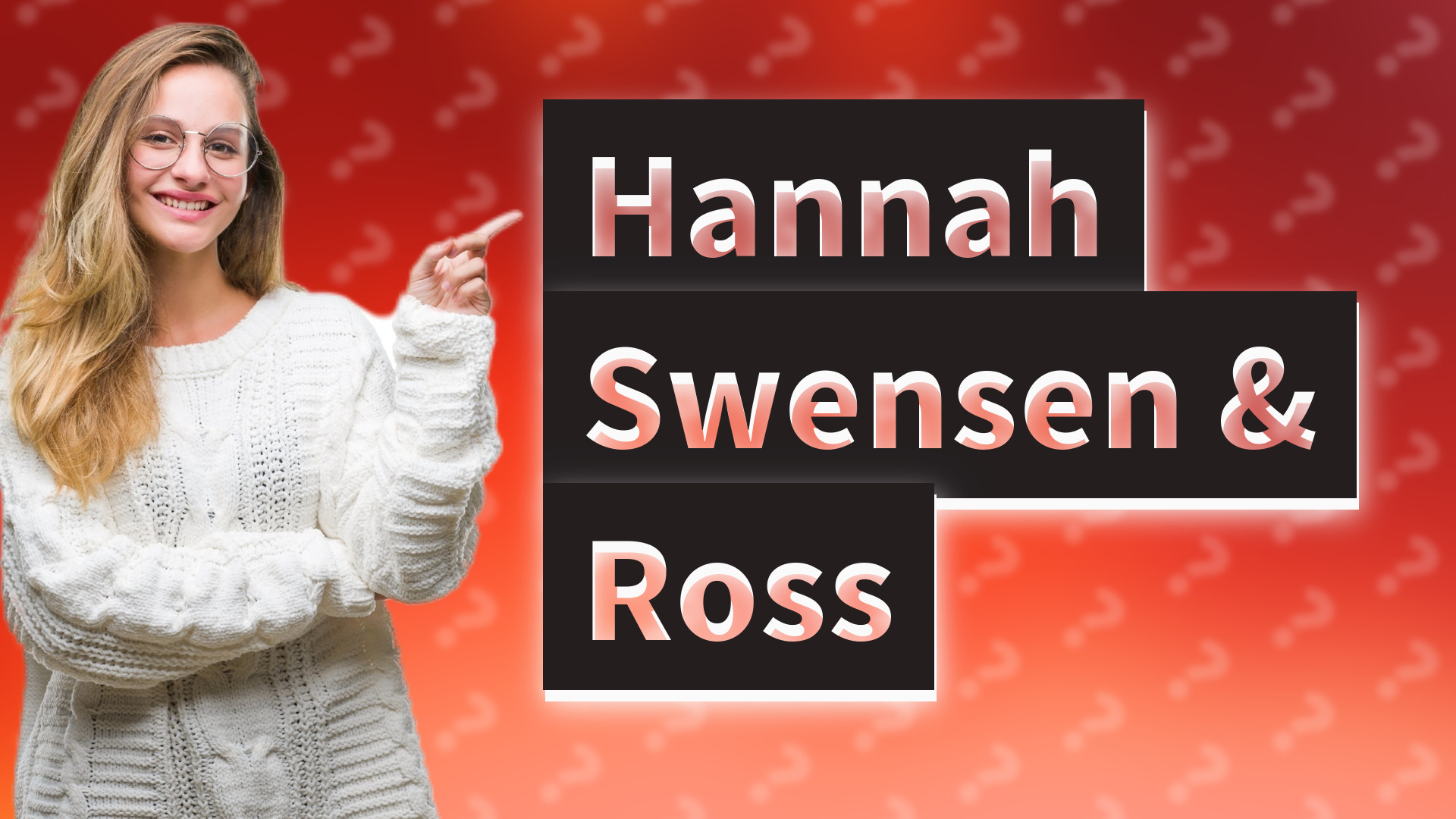 Hannah Swensen & Ross
