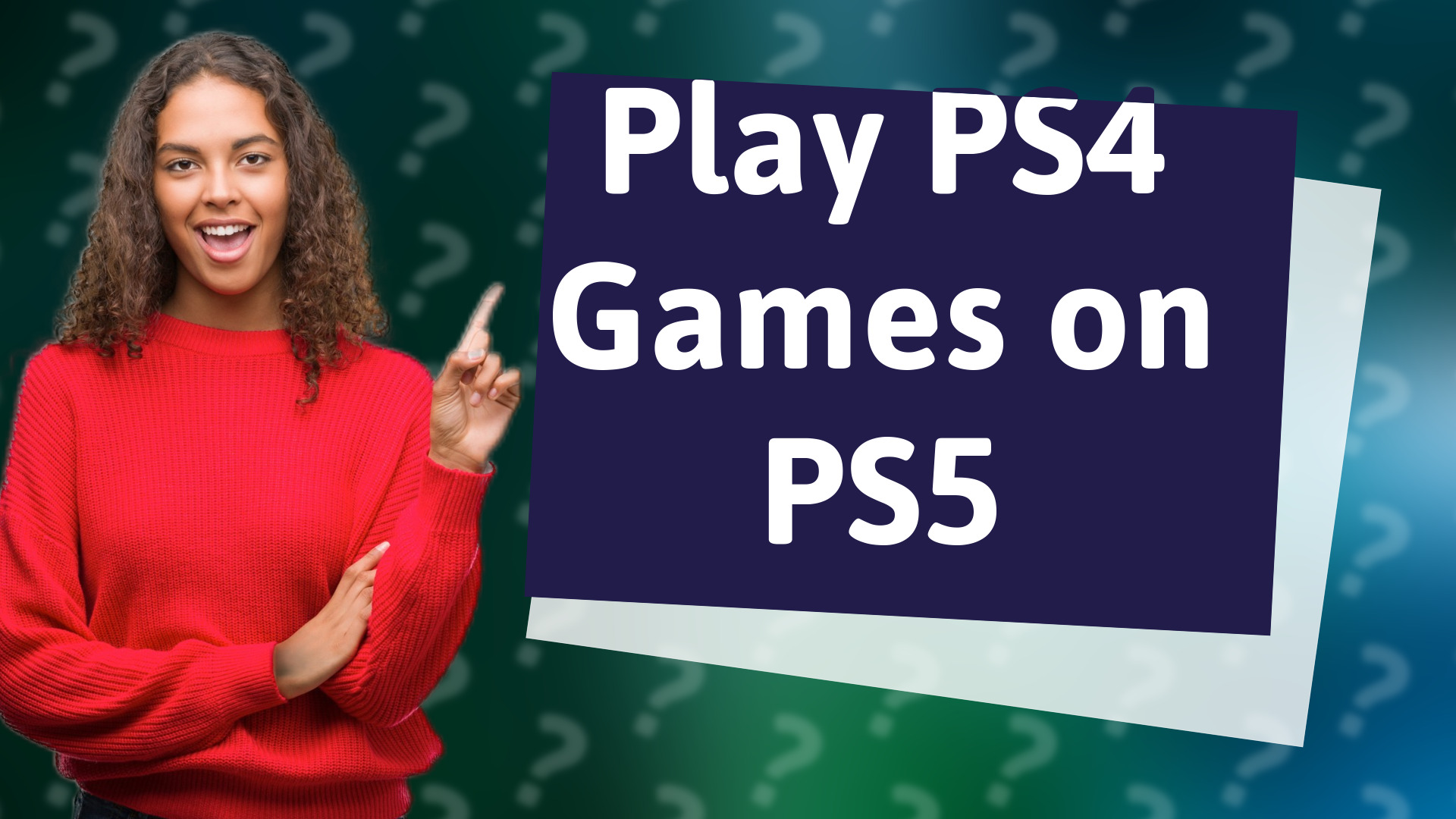 Play PS4 Games on PS5