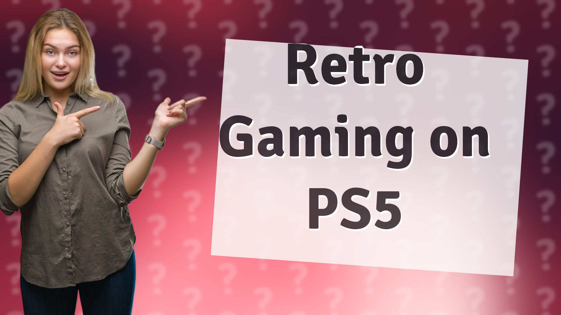 Retro Gaming on PS5