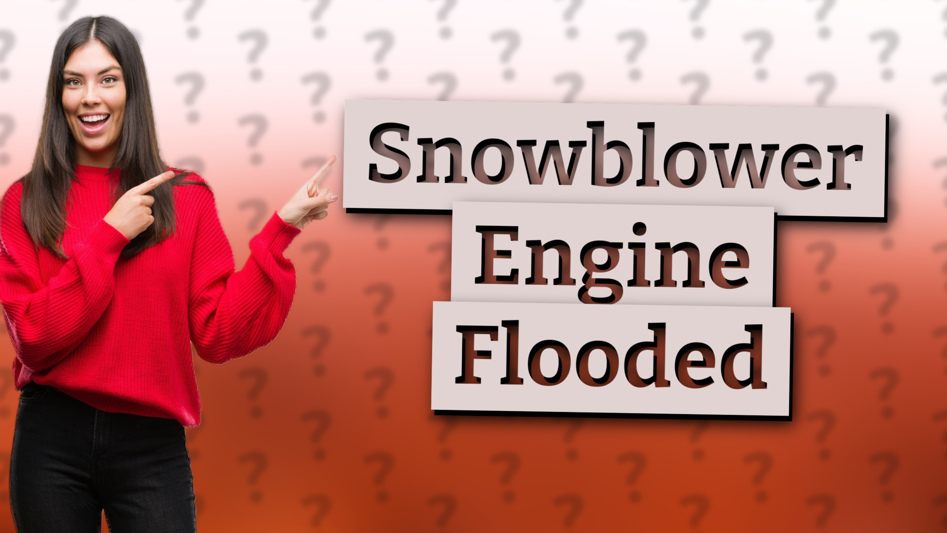 Snowblower Engine Flooded