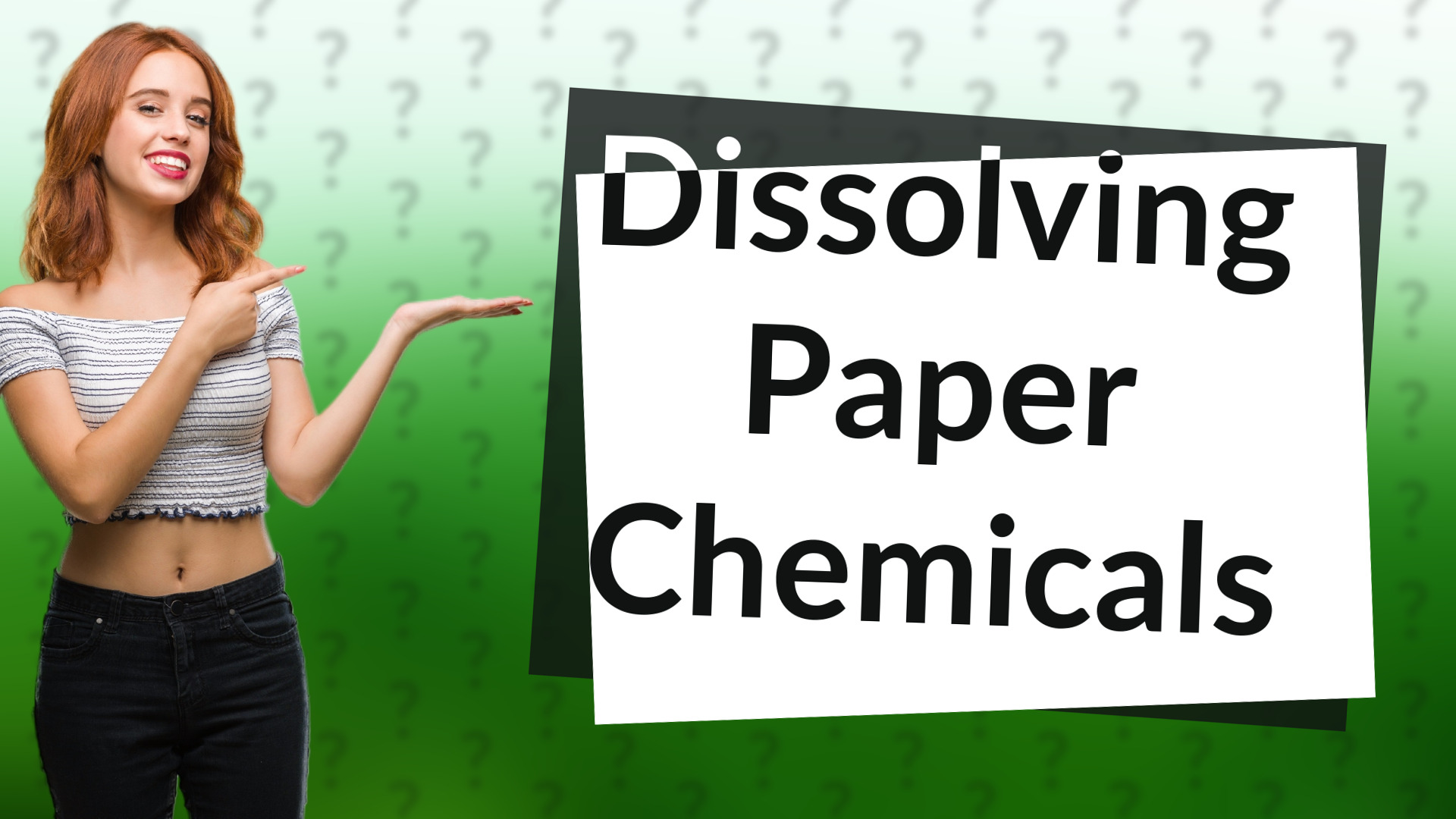 Dissolving Paper Chemicals