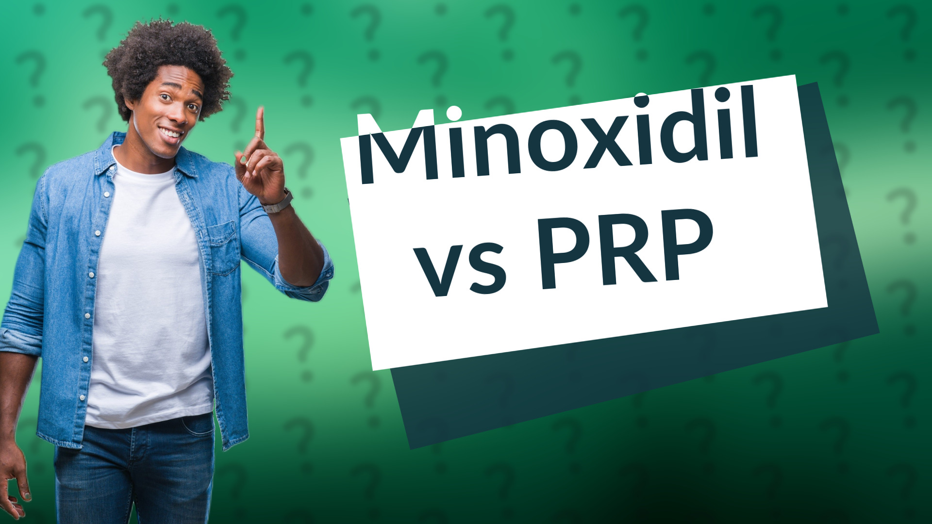 Minoxidil vs PRP