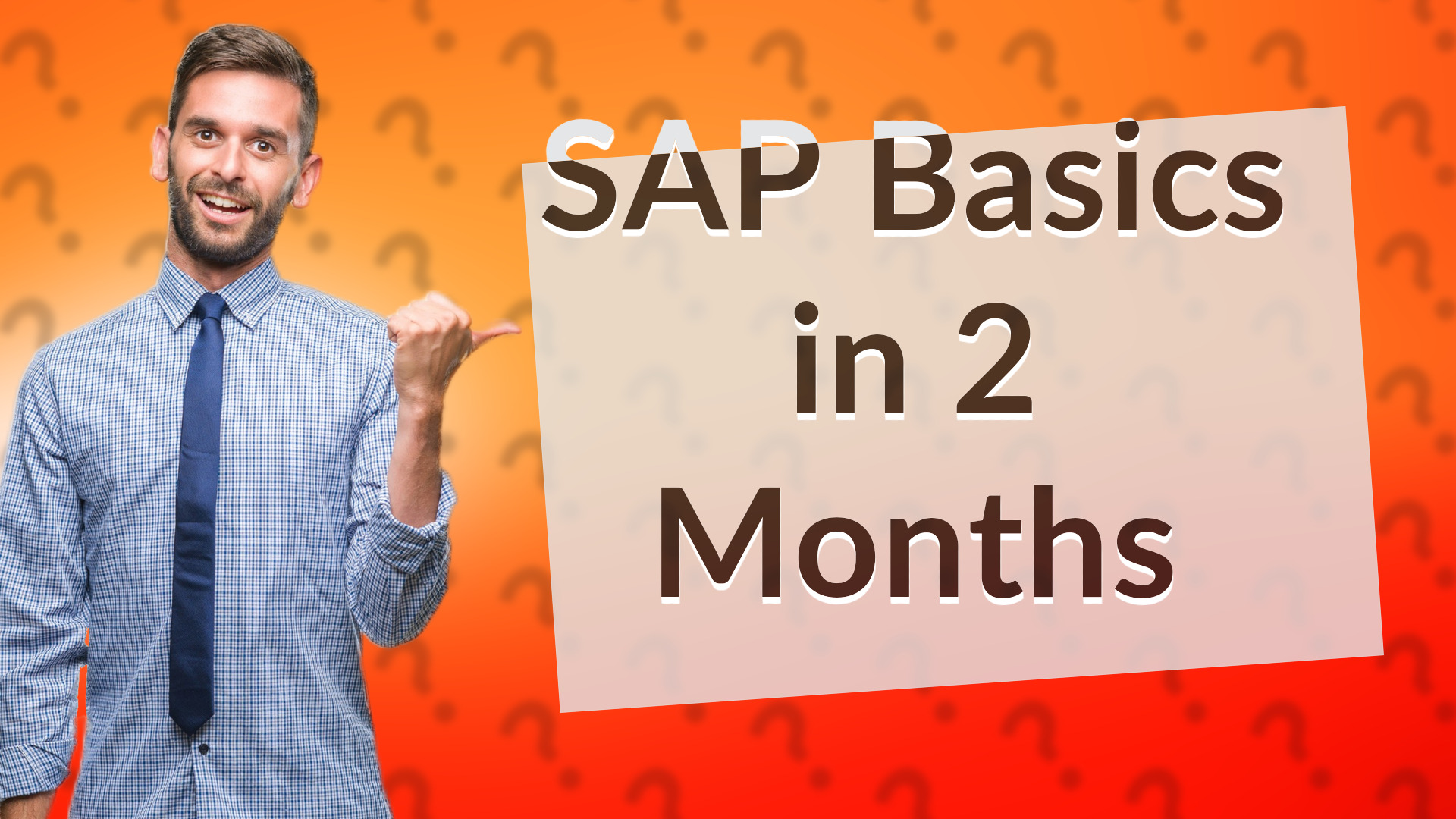 SAP Basics in 2 Months