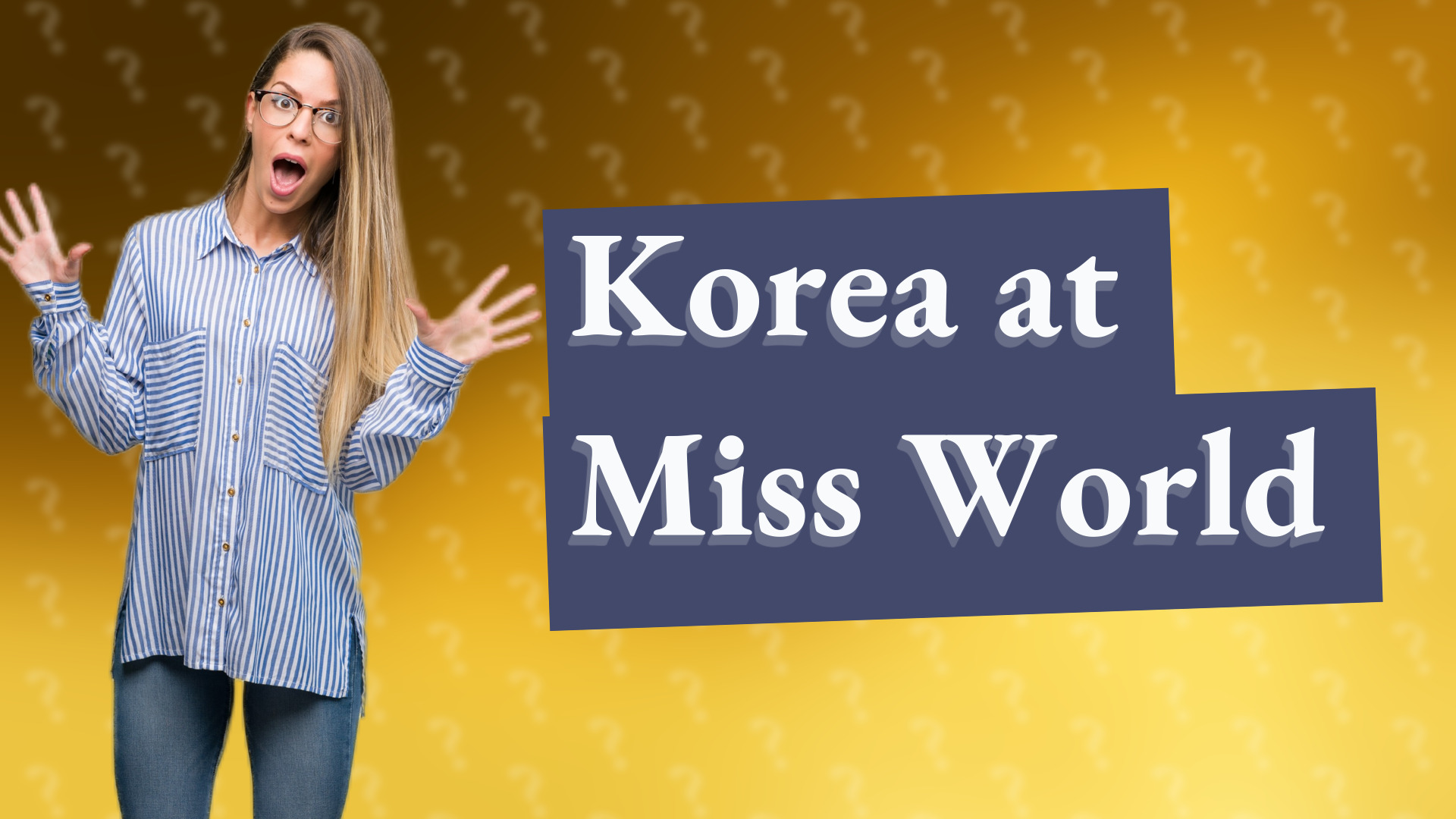 Korea at Miss World