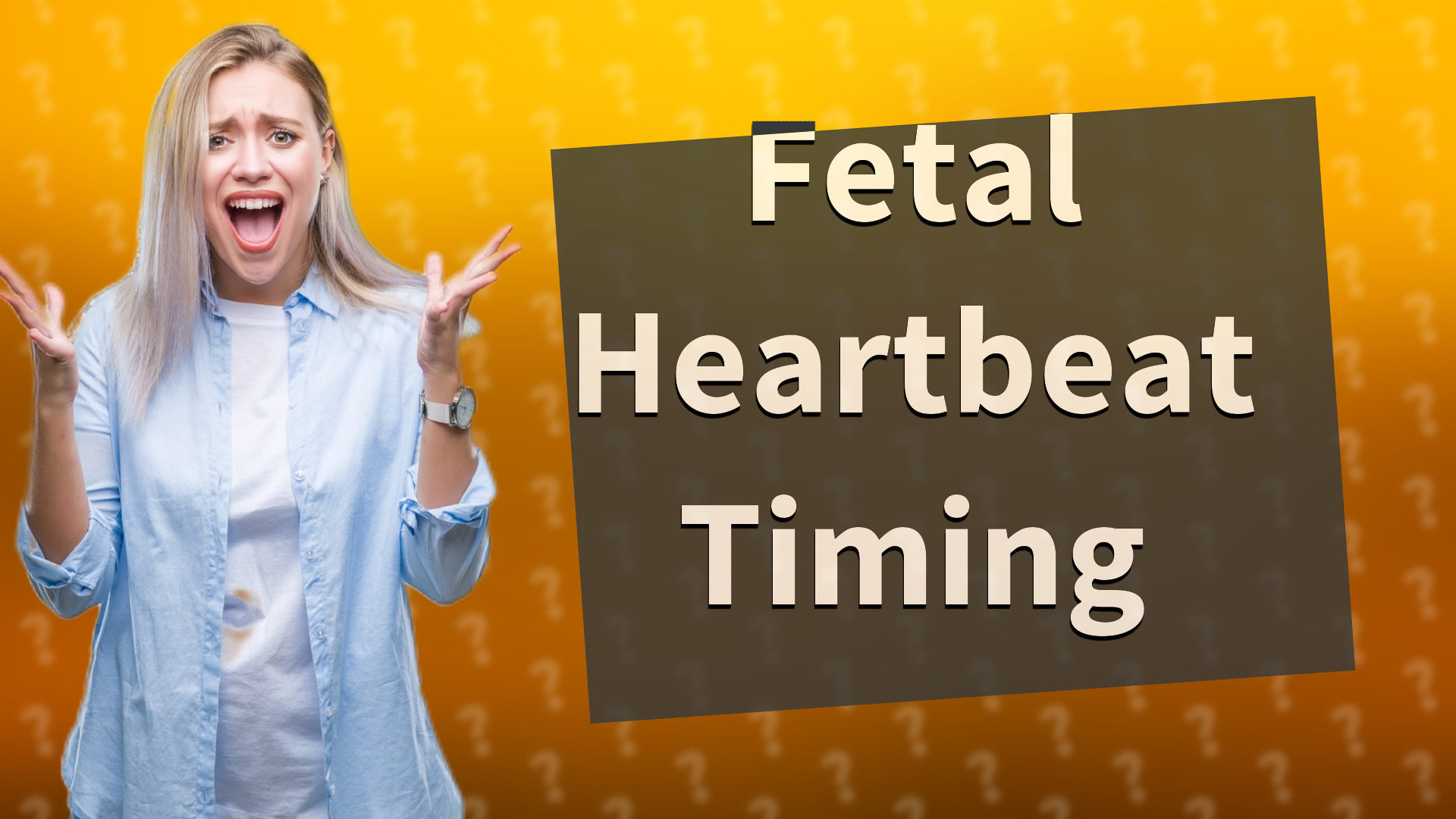 Fetal Heartbeat Timing