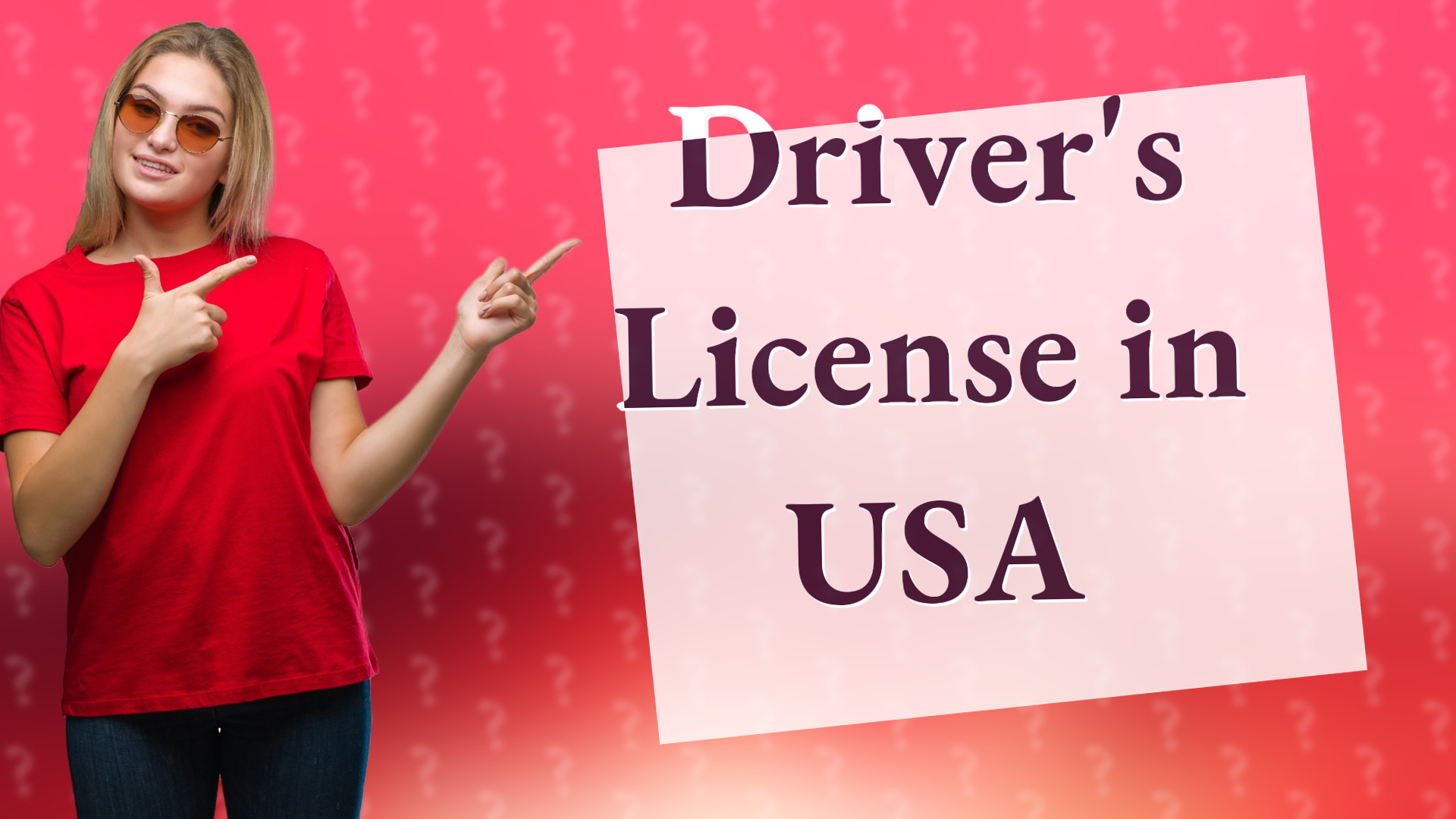 Driver's License in USA