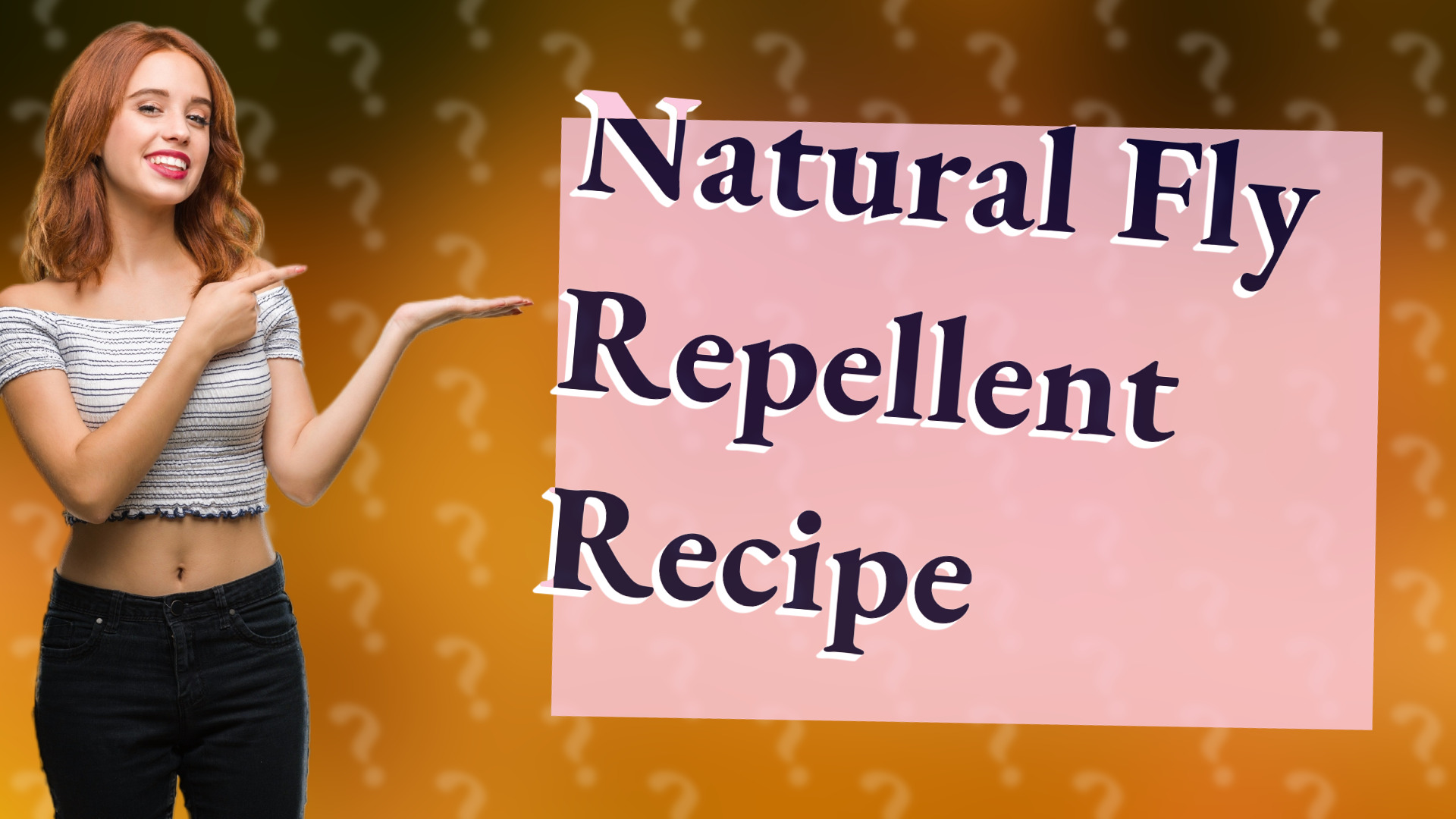 Natural Fly Repellent Recipe