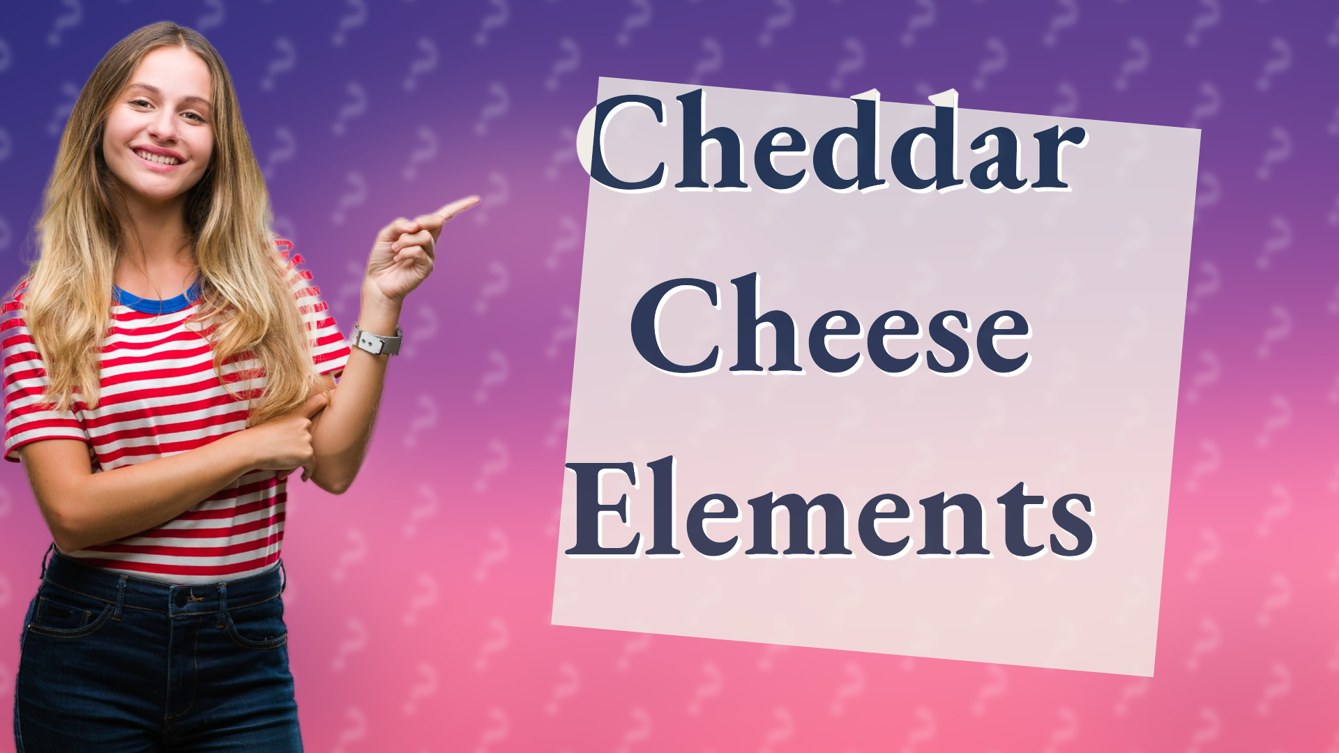 Cheddar Cheese Elements