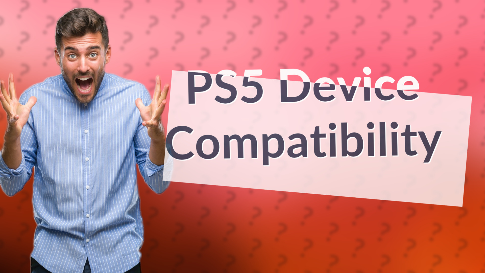 PS5 Device Compatibility