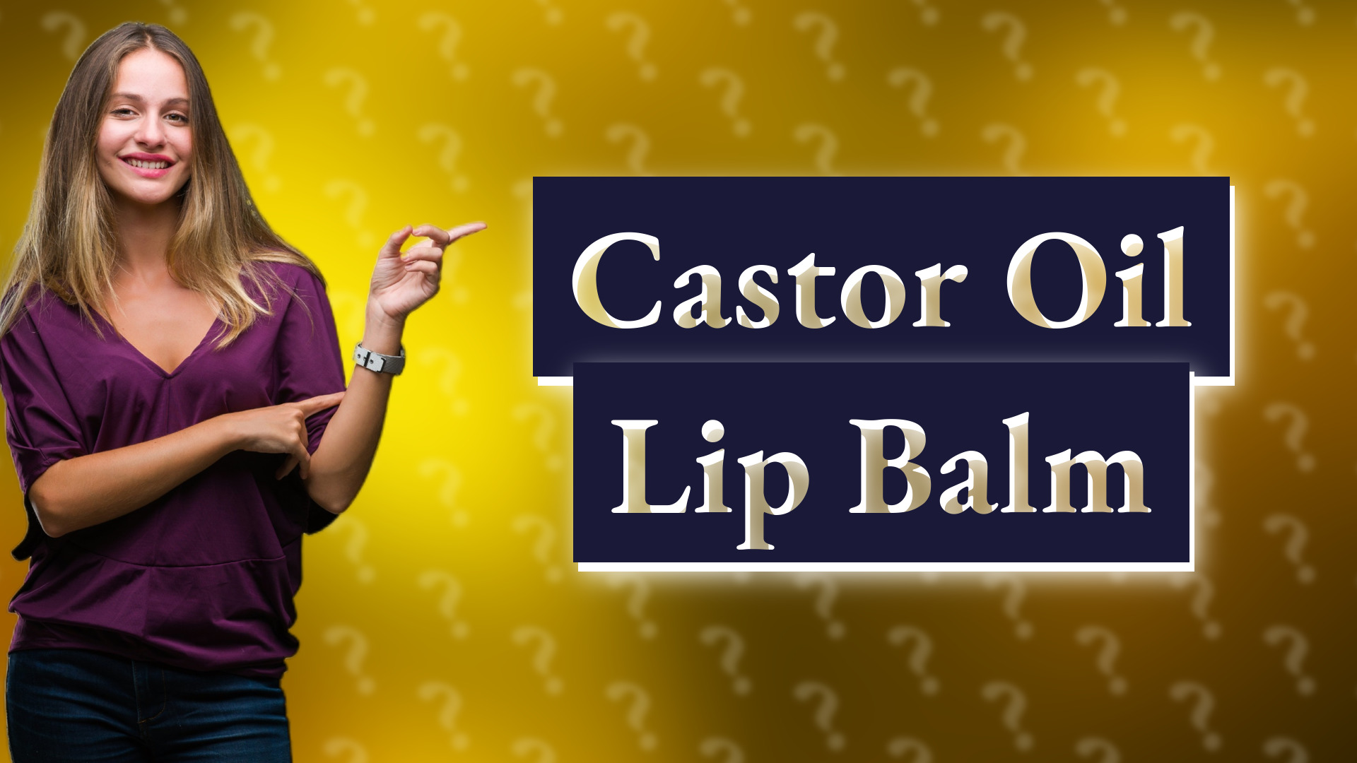 Castor Oil Lip Balm