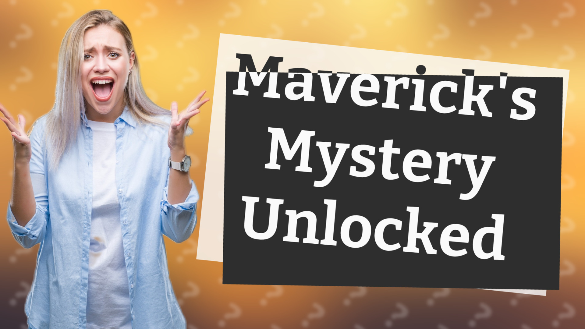 Maverick's Mystery Unlocked