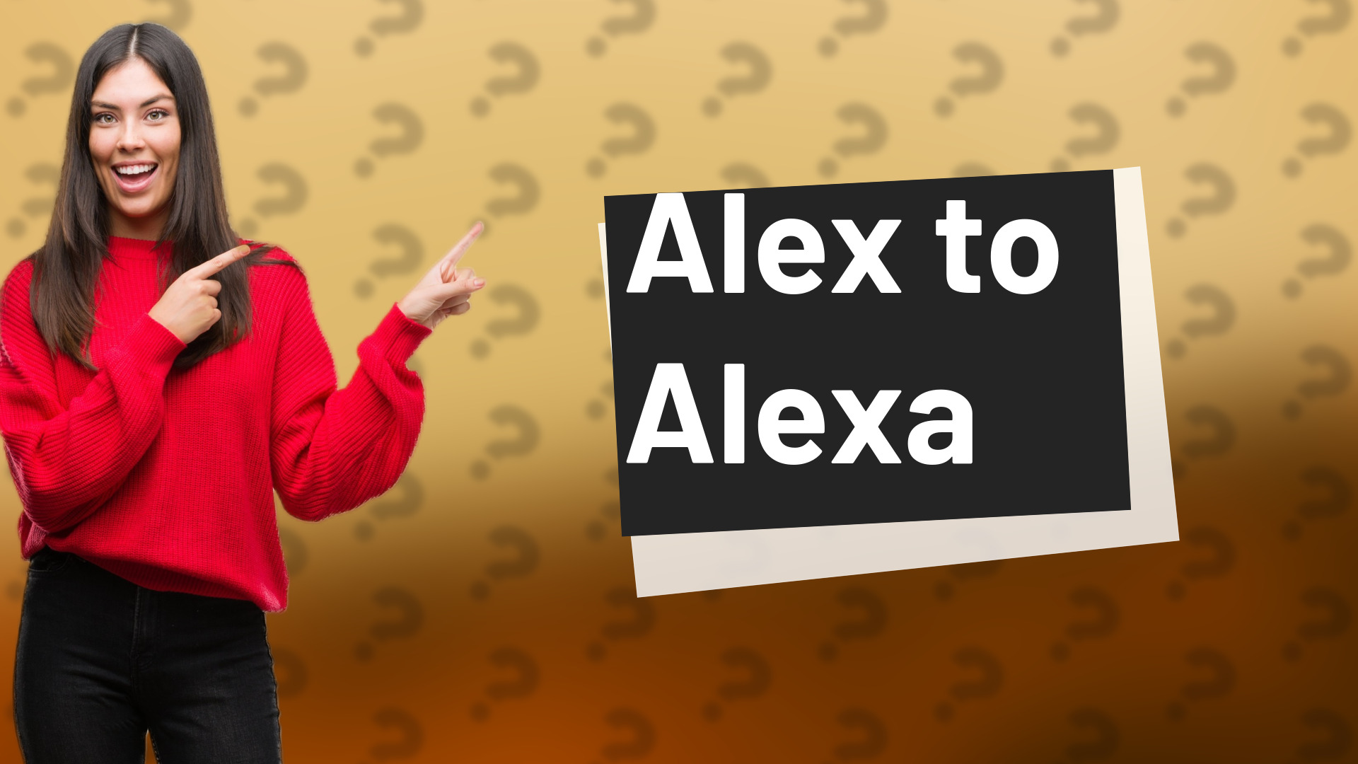 Alex to Alexa